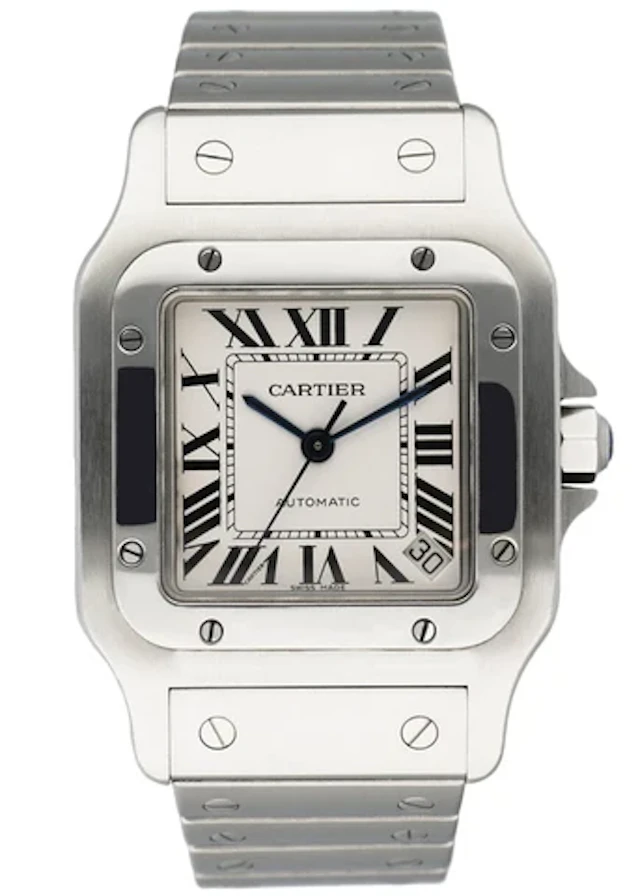 Cartier Santos Galbee W20098D6 Stainless Steel Mens Watch