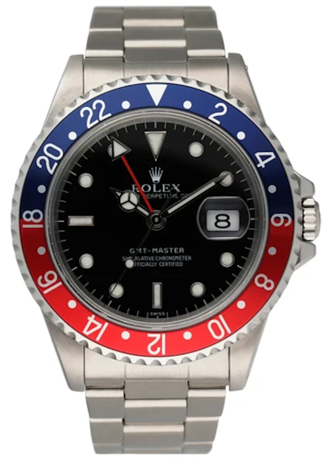 Rolex GMT Master 16700 Pepsi Bezel Mens Watch