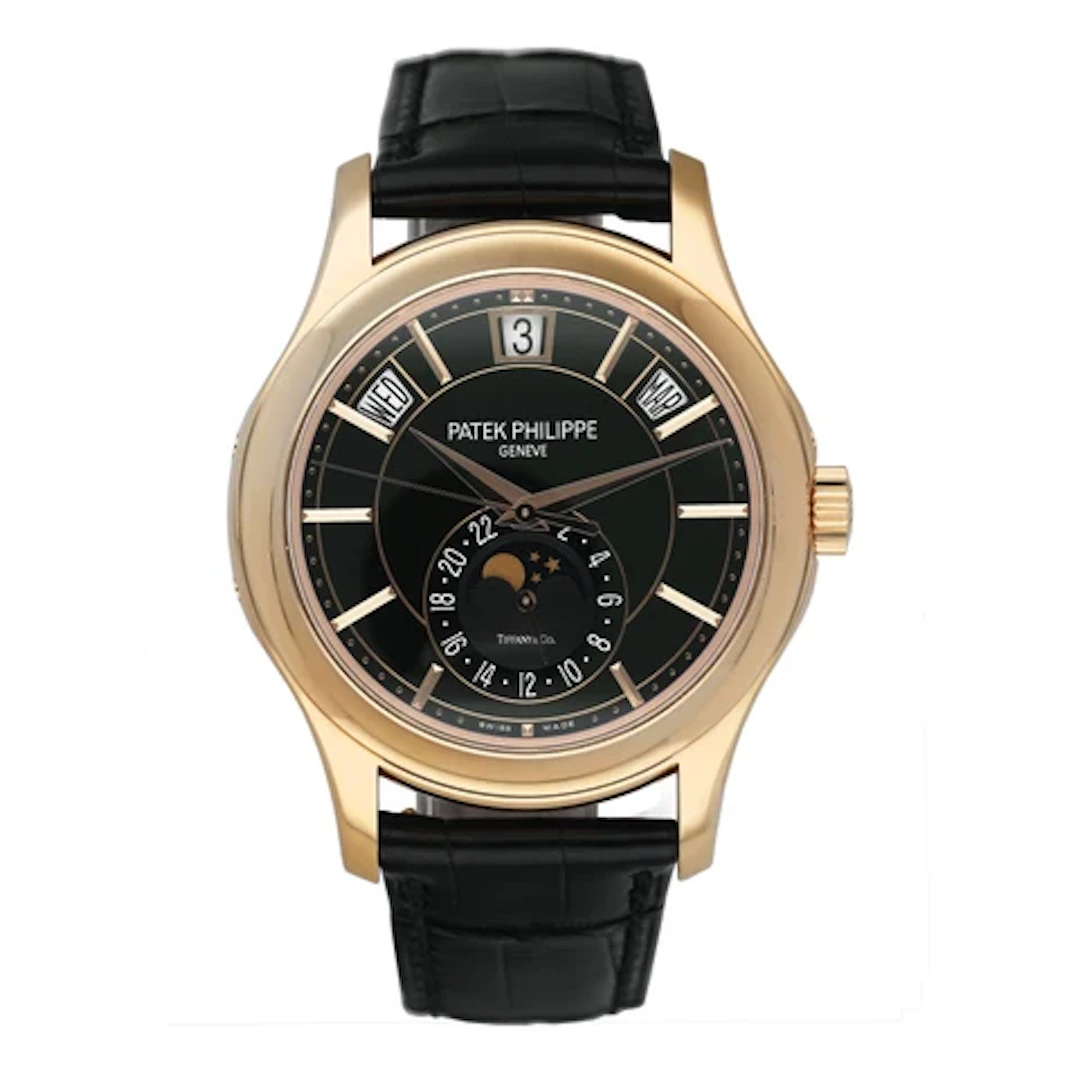 Patek Philippe Complications 5205R Tiffany & Co. Black Dial Mens Watch