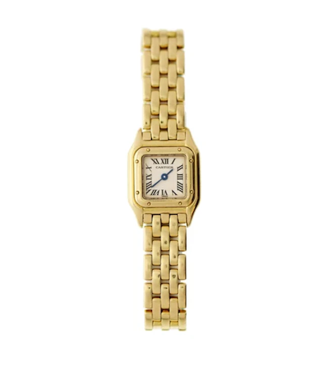 Mini Cartier Panthere 18K Yellow Gold Watch 1130 1