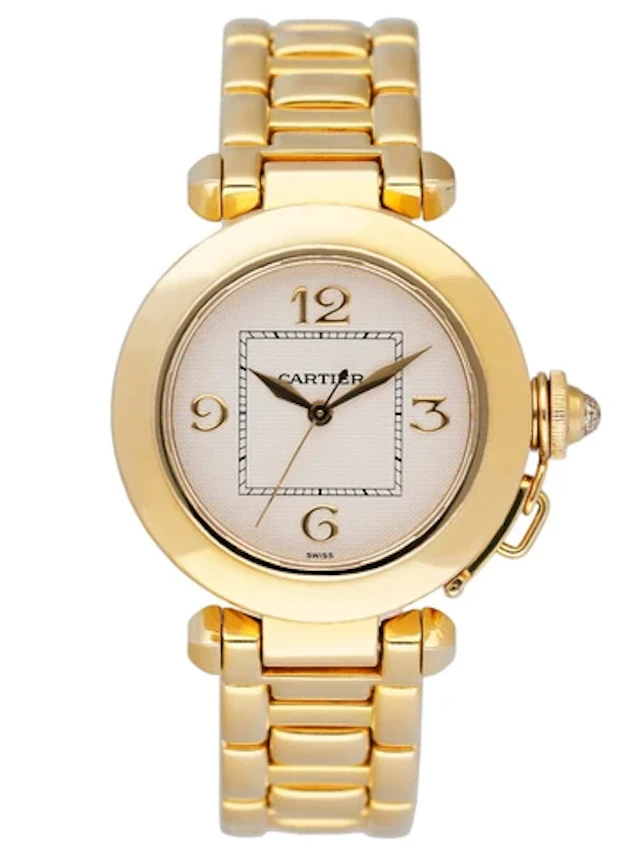 Cartier Pasha 2399 18K Yellow Gold Ladies Watch