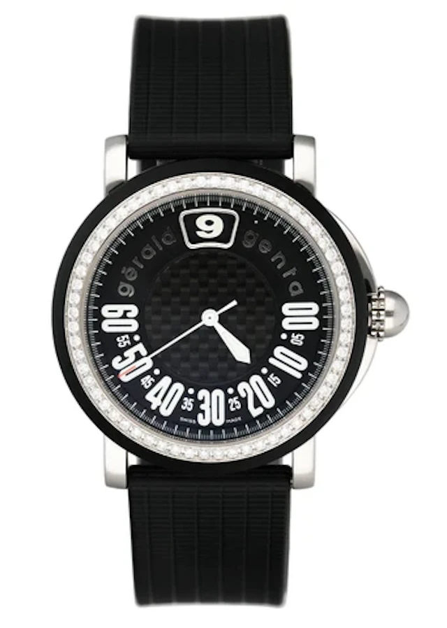Gérald Genta Retro Sport RSP.L.10 Diamonds Dial Mens Watch Box Papers