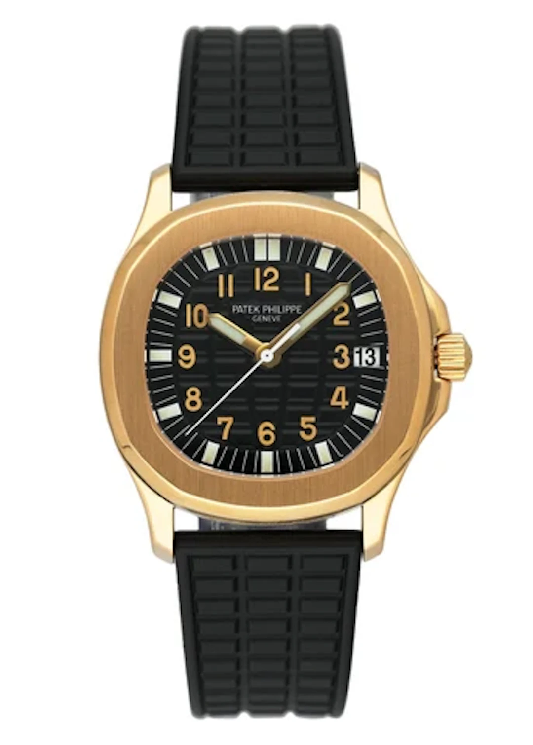 Patek Philippe Aquanaut 5066J Black Dial Mens Watch Box Papers