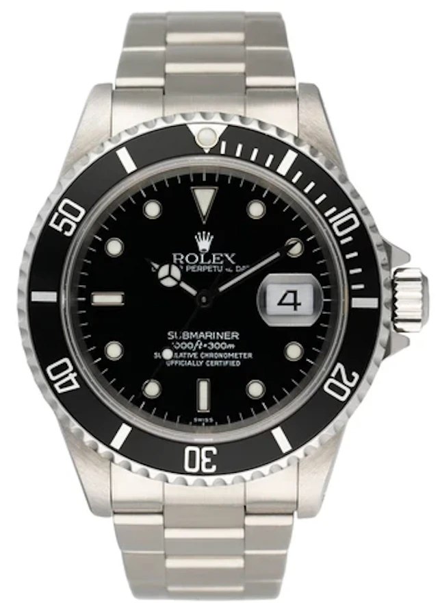 Rolex Oyster Perpetual Submariner 16610 Mens Watch