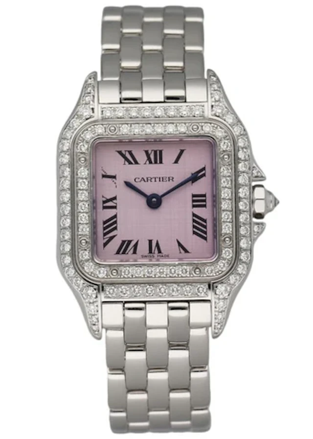 Cartier Panthere WF3259F3/1660 18K White Gold Diamond Ladies Watch