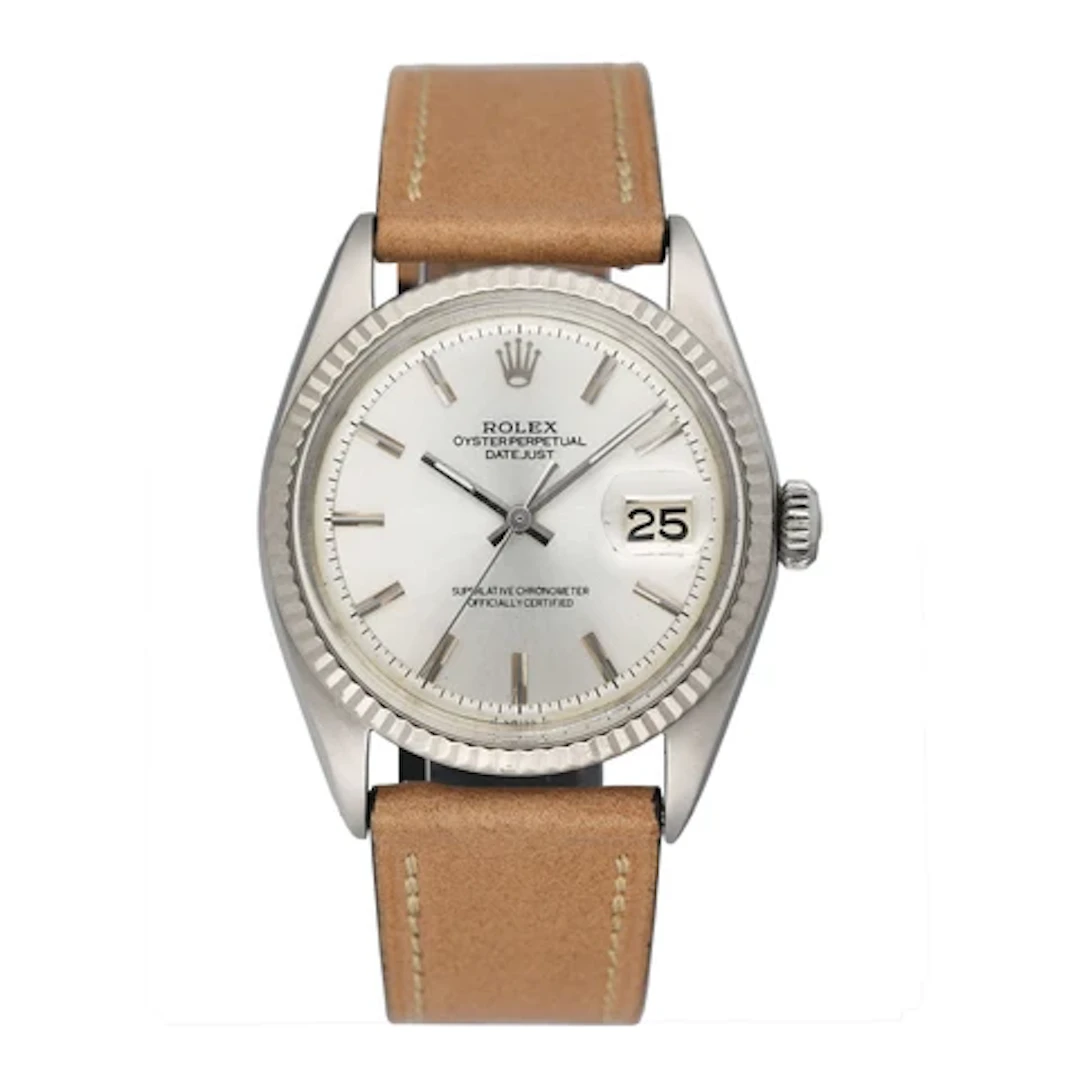 Rolex Datejust 1601 Silver Dial Stainless Steel Mens Watch