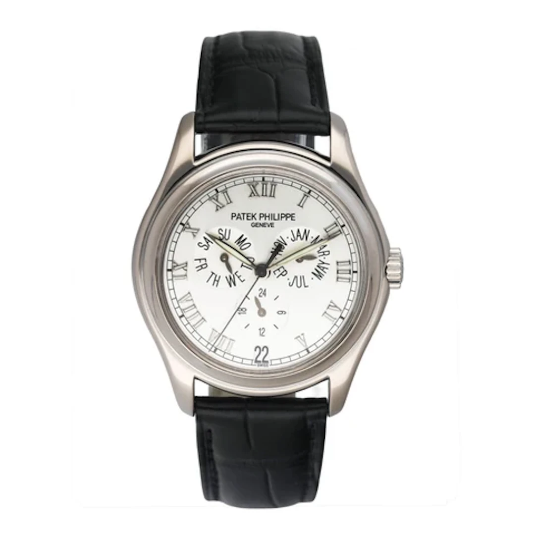 Patek Philippe Annual Calendar 5035G Silver Dial Mens Watch