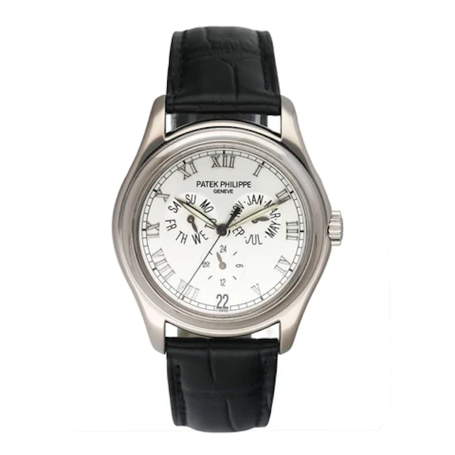 Patek Philippe Annual Calendar 5035G Silver Dial Mens Watch