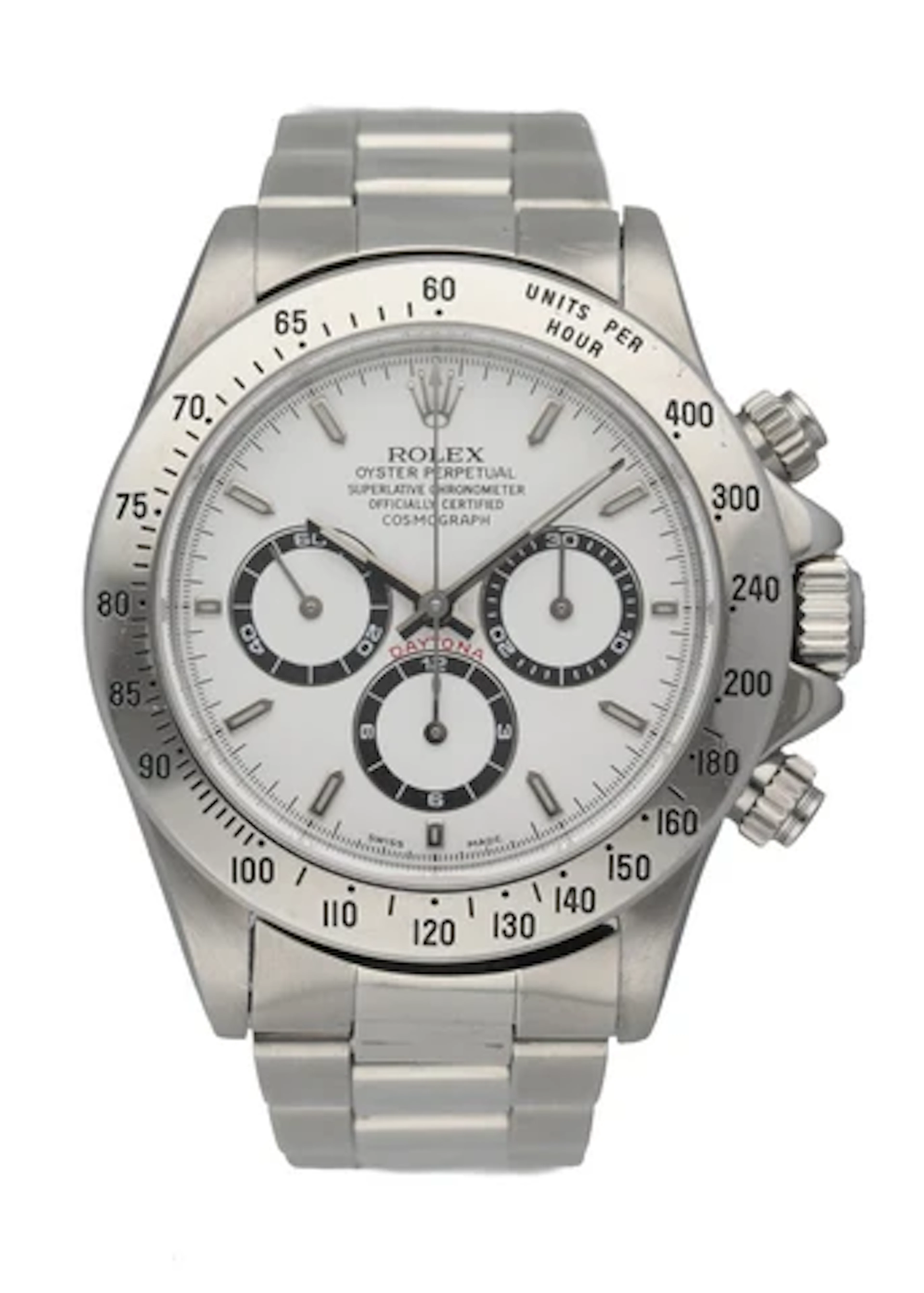 Rolex Daytona 16520 Zenith Movement Stainless steel Men's Watch Box & Papers