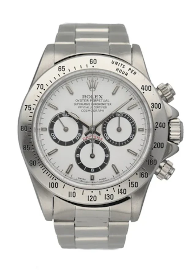 Rolex Daytona 16520 Zenith Movement Stainless steel Men's Watch Box & Papers