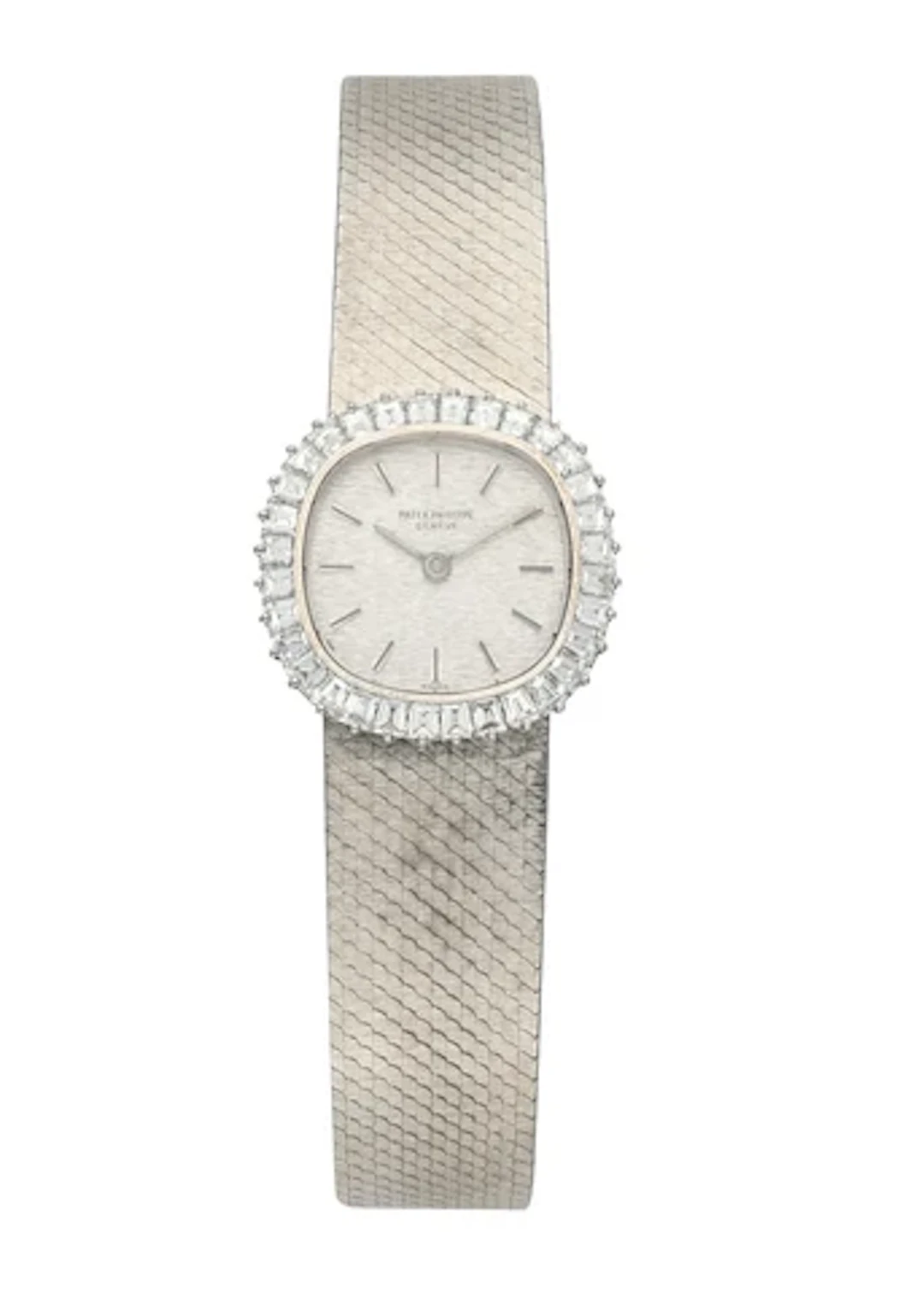 Patek Philippe Ellipse 3395 baguette diamond Ladies Watch