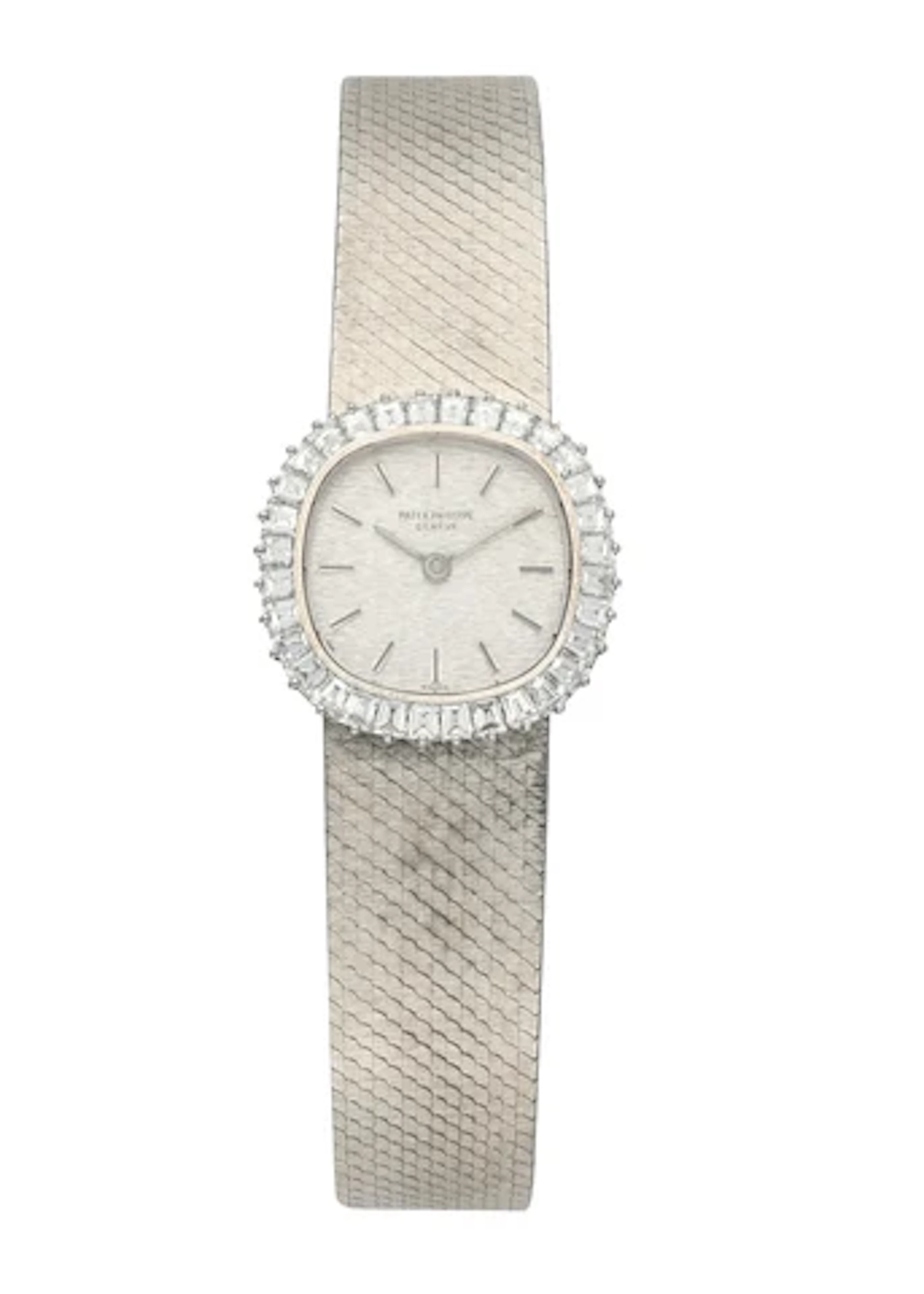 Patek Philippe Ellipse 3395 baguette diamond Ladies Watch