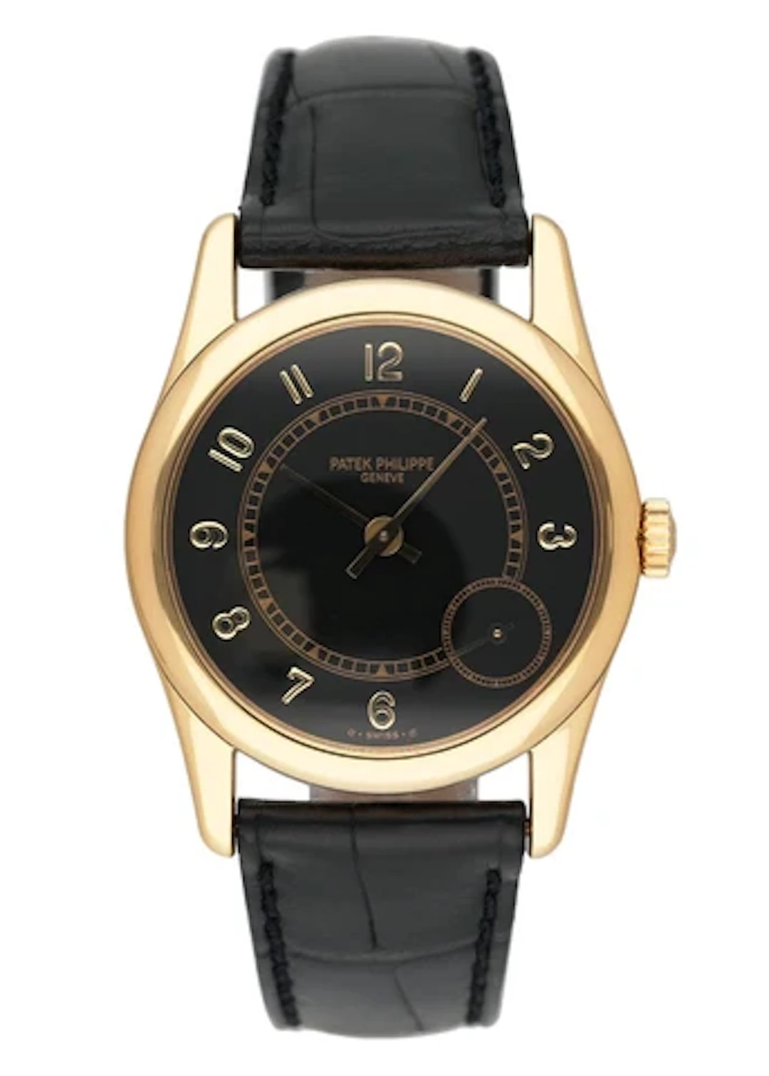 Patek Philippe Calatrava 5000J Black Dial Mens Watch