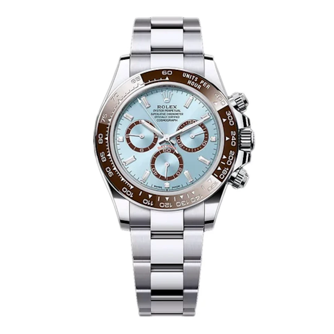 Rolex Cosmograph Daytona 126506 Diamond Ice-Blue Dial Platinum Mens