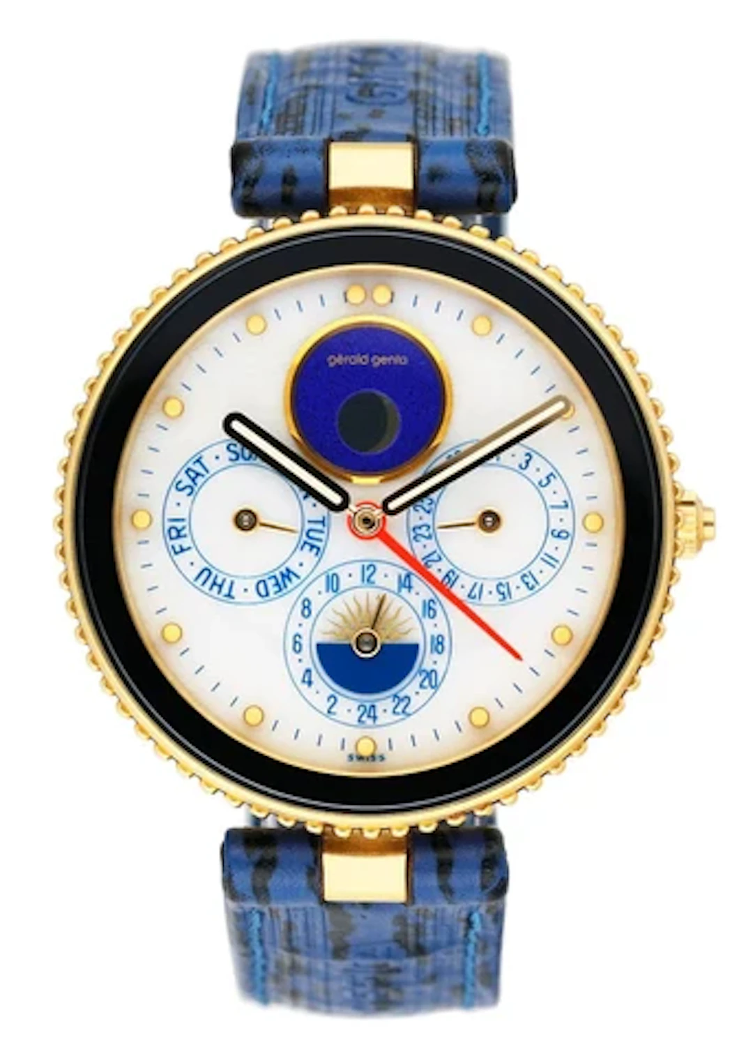 Gérald Genta Gefica G.2778.7 MOP Moon Phase Watch Papers