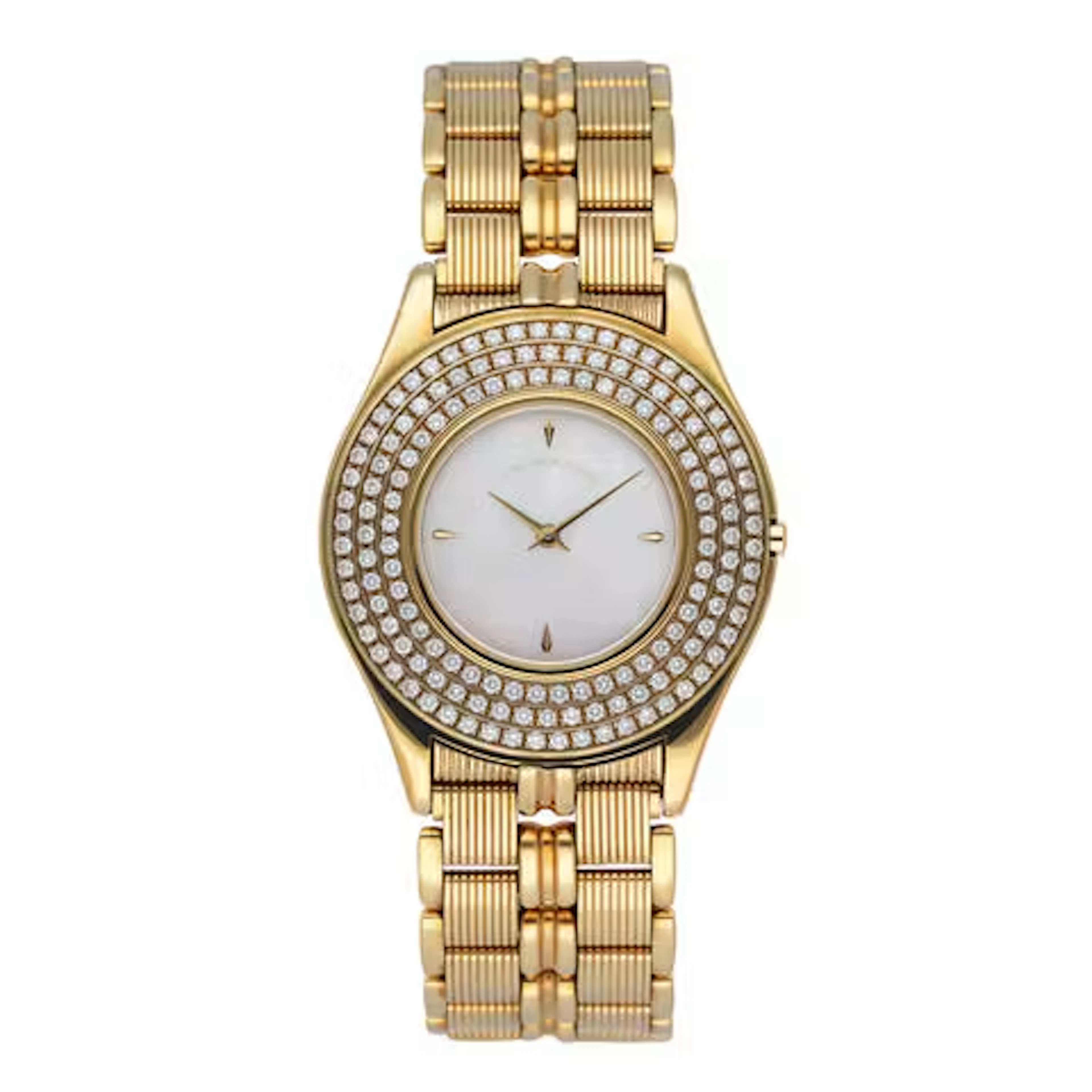 Mauboussin Classique 62683 Mother of Pearl Dial 18K Yellow Gold Men's Watch