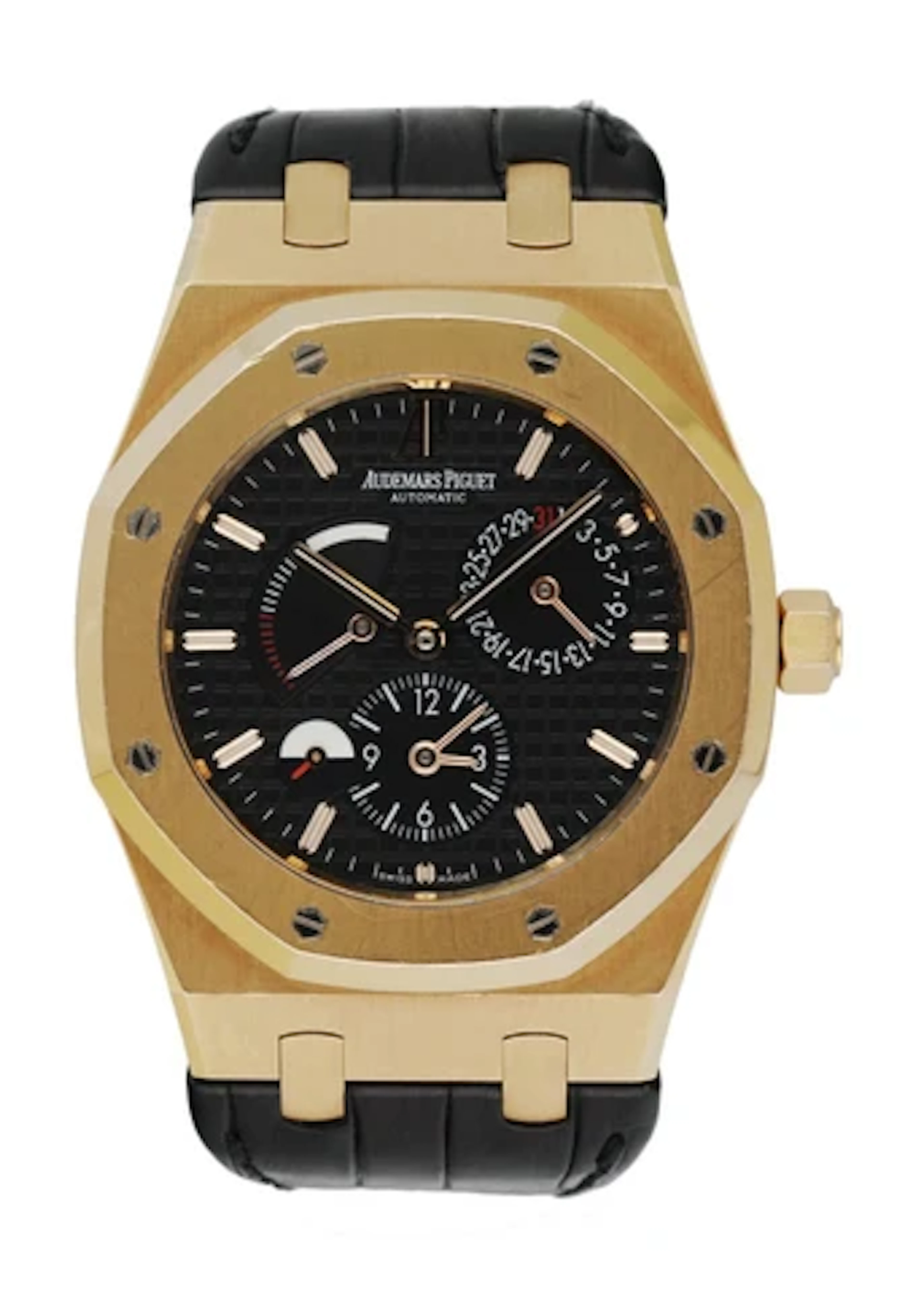 Audemars Piguet Royal Oak Dual Time 26120OR 18K Rose Gold Men's Watch