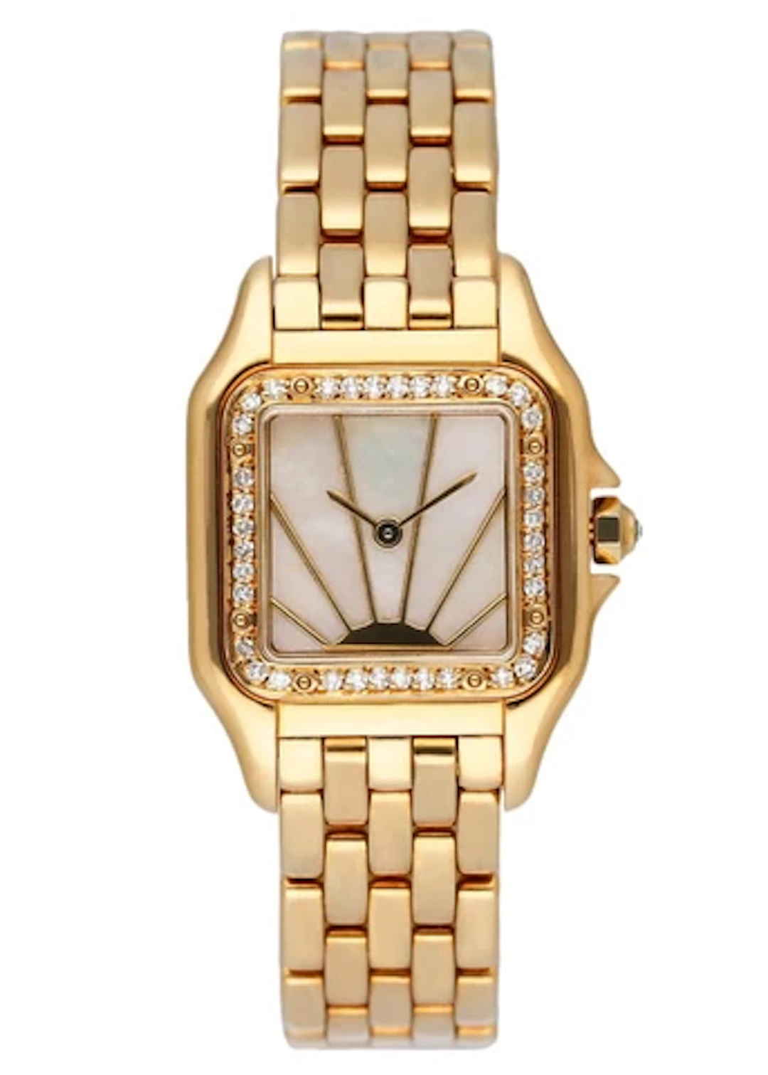 Cartier Panthere MOP Diamond Dial Ladies Watch
