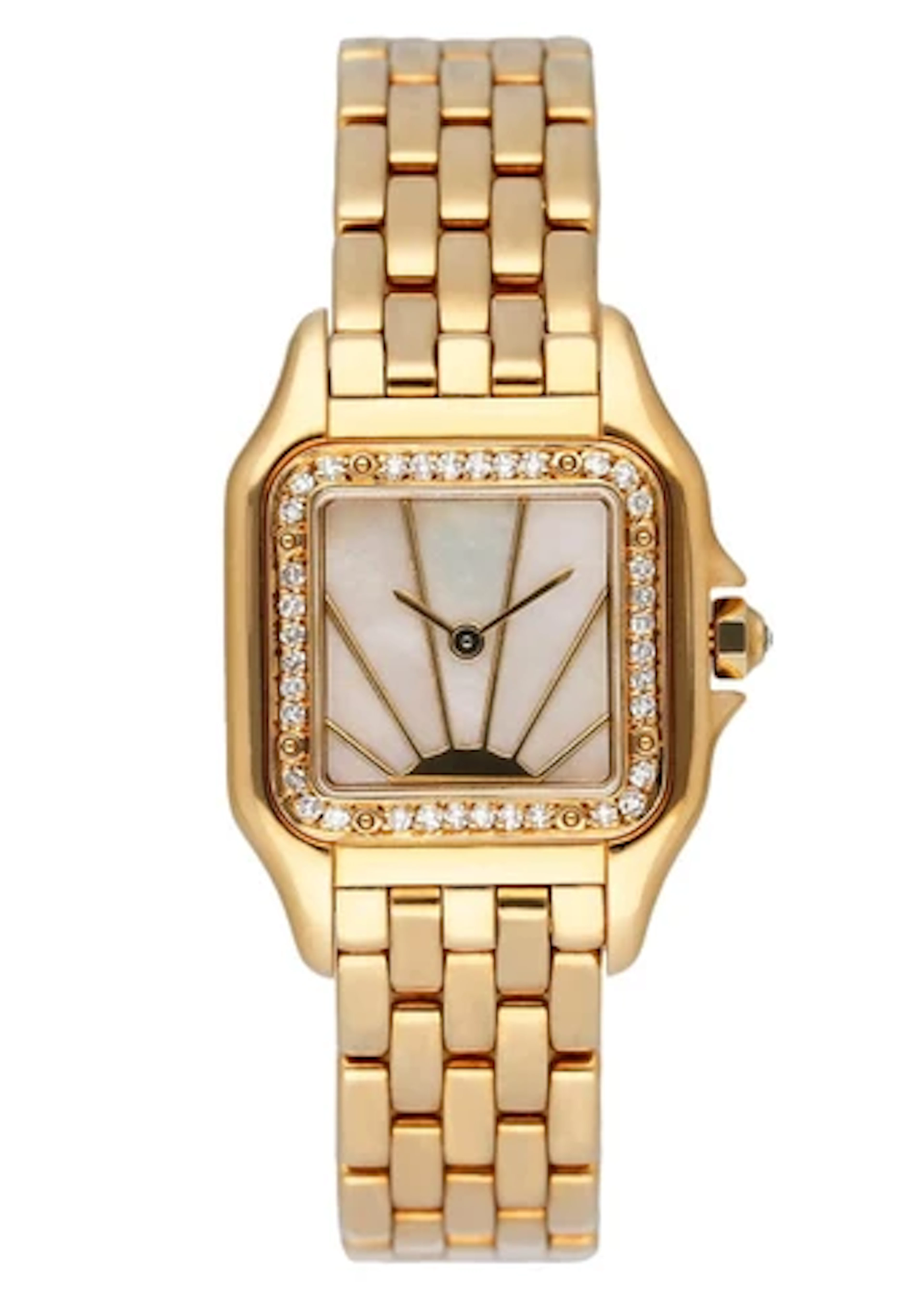 Cartier Panthere MOP Diamond Dial Ladies Watch