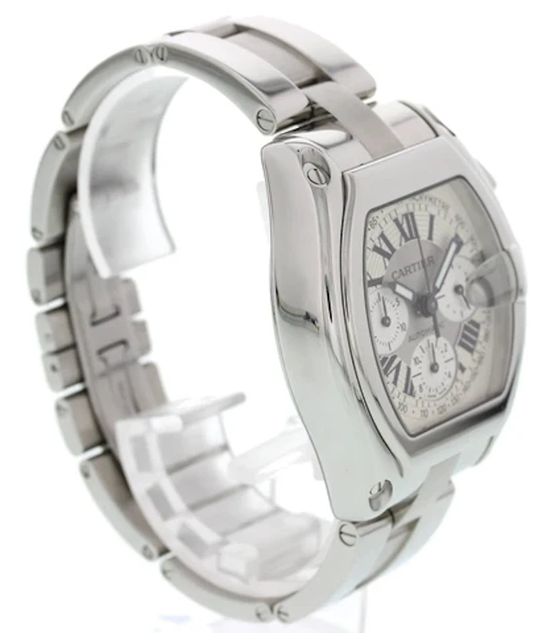 Cartier Roadster Chronograph 2618 / W62006X6 Box & Papers