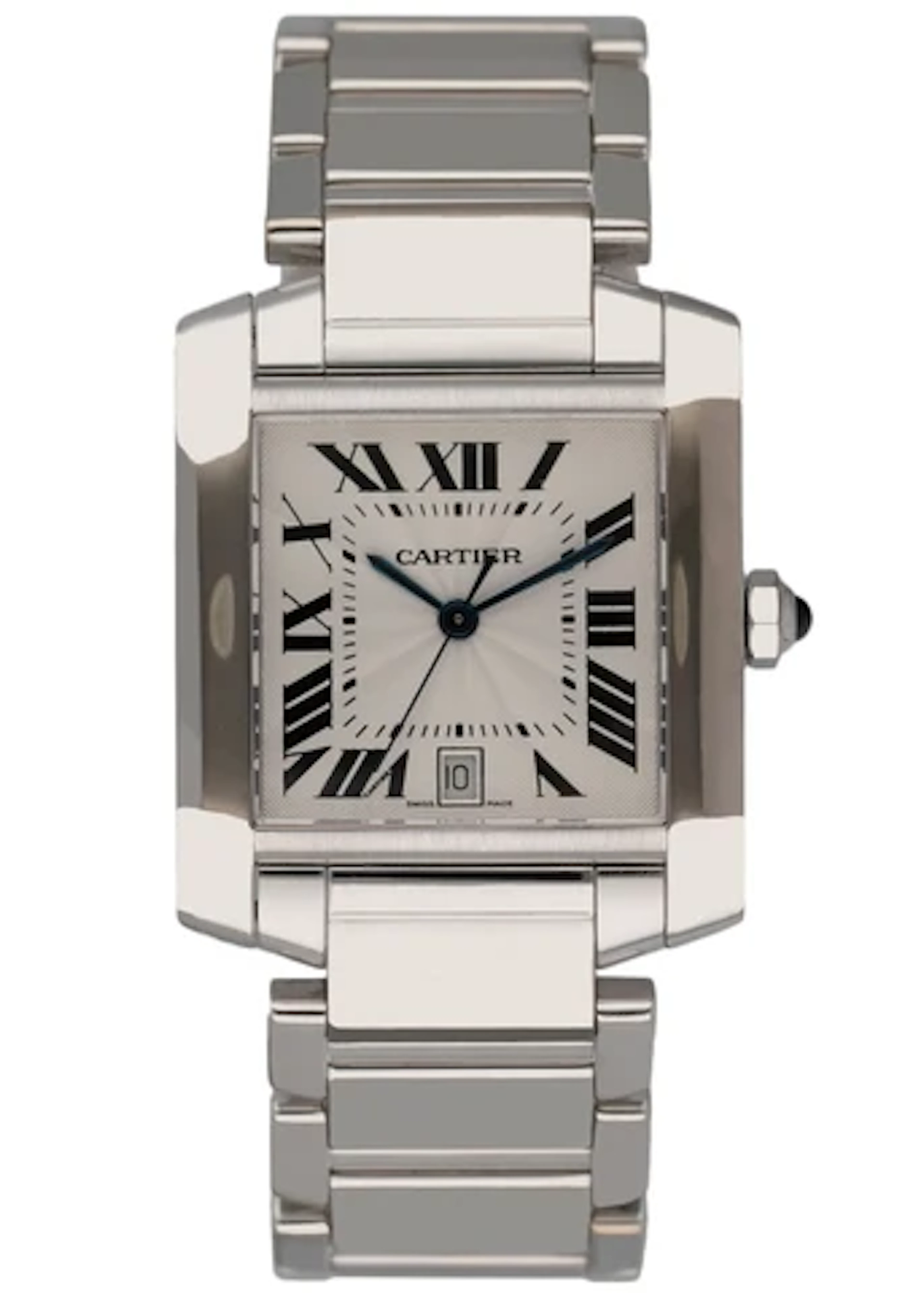 Cartier Tank Francaise 2366 18K White Gold Men's Watch