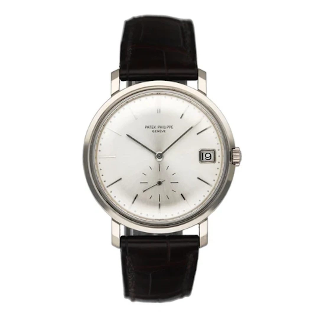 Patek Philippe Calatrava 3445G 18K White Gold Mens Watch