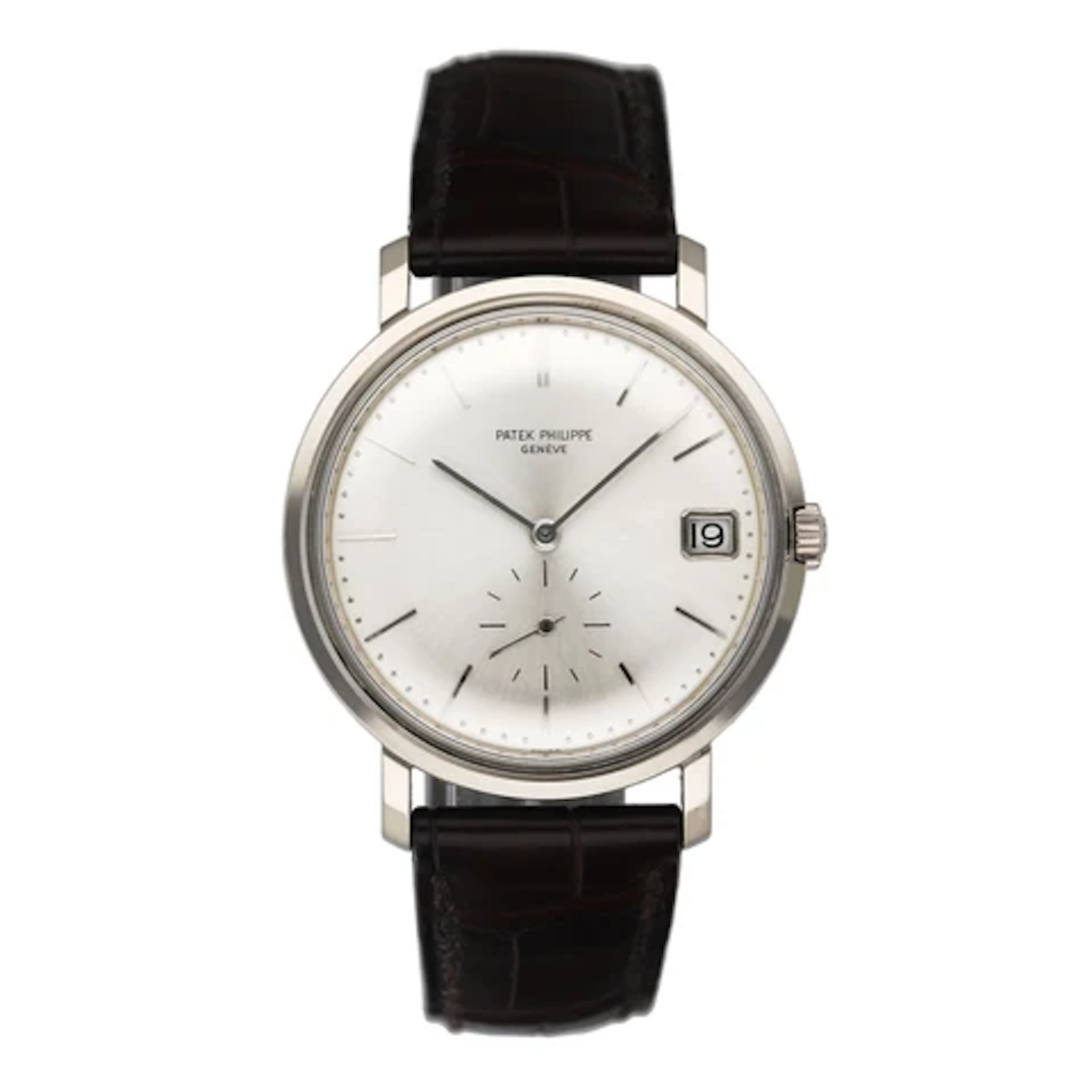 Patek Philippe Calatrava 3445G 18K White Gold Mens Watch