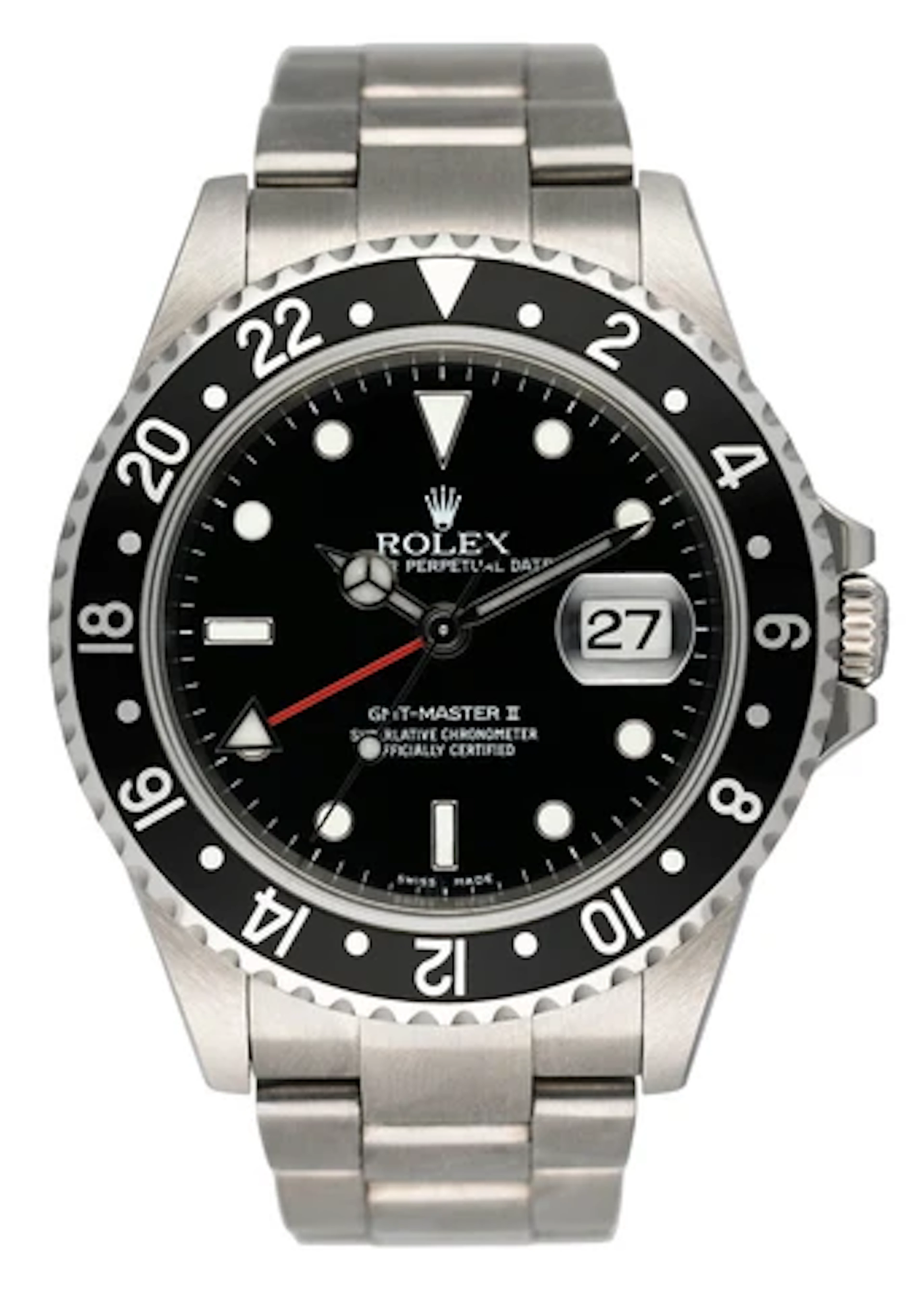 Rolex GMT Master II 16710 Stainless Steel Mens Watch