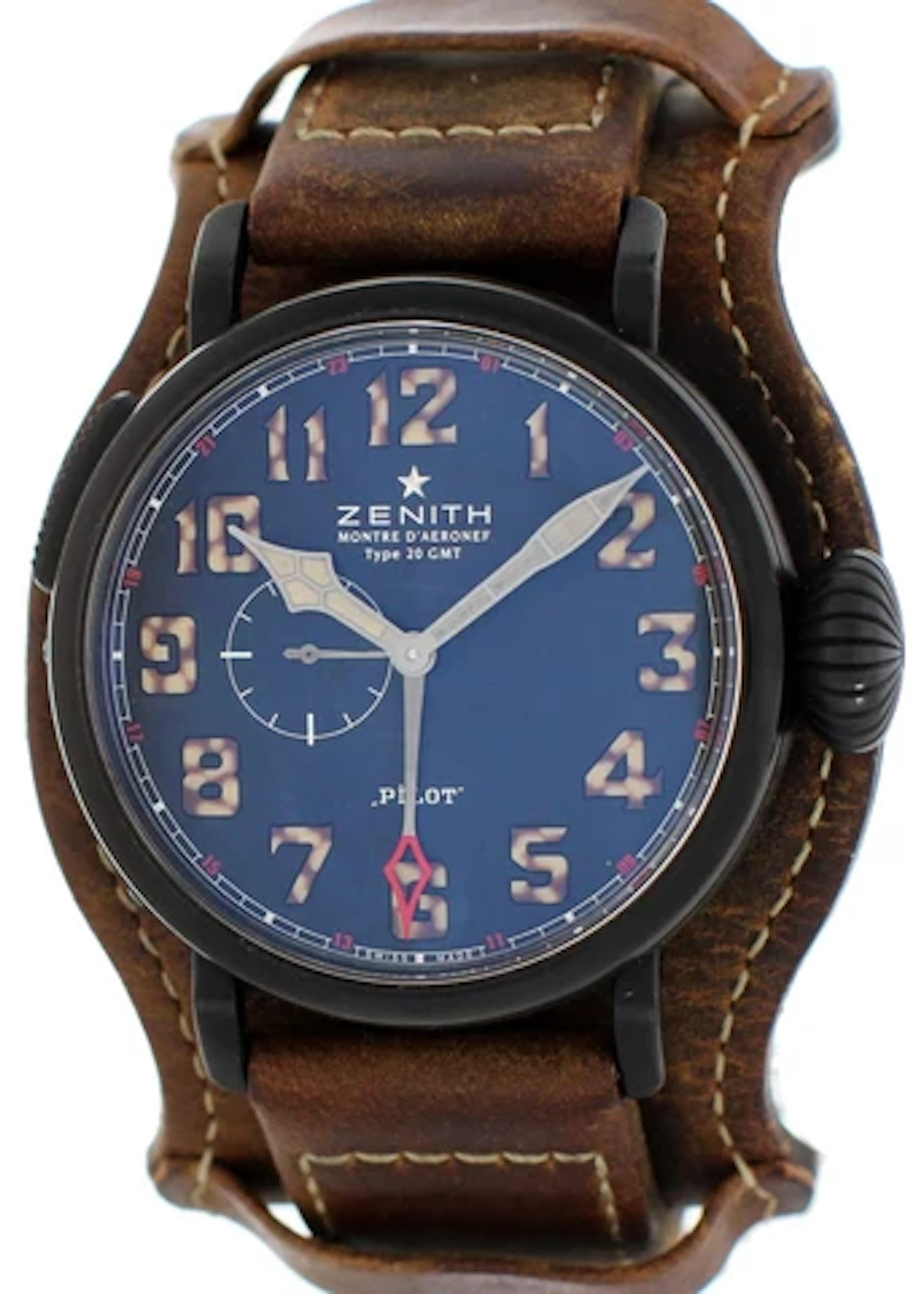 Zenith Pilot Montre D'Aeronef Type 20 GMT 96.2431.693/21.C738 Mens