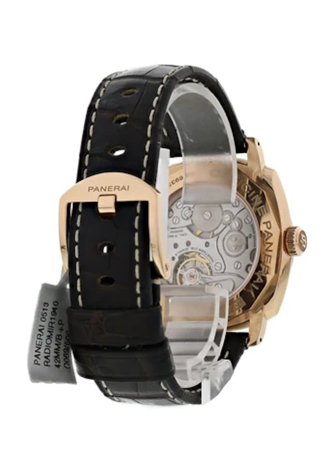 Panerai Radiomir 1940 PAM513 18K Rose Gold Mens Watch Box & Papers