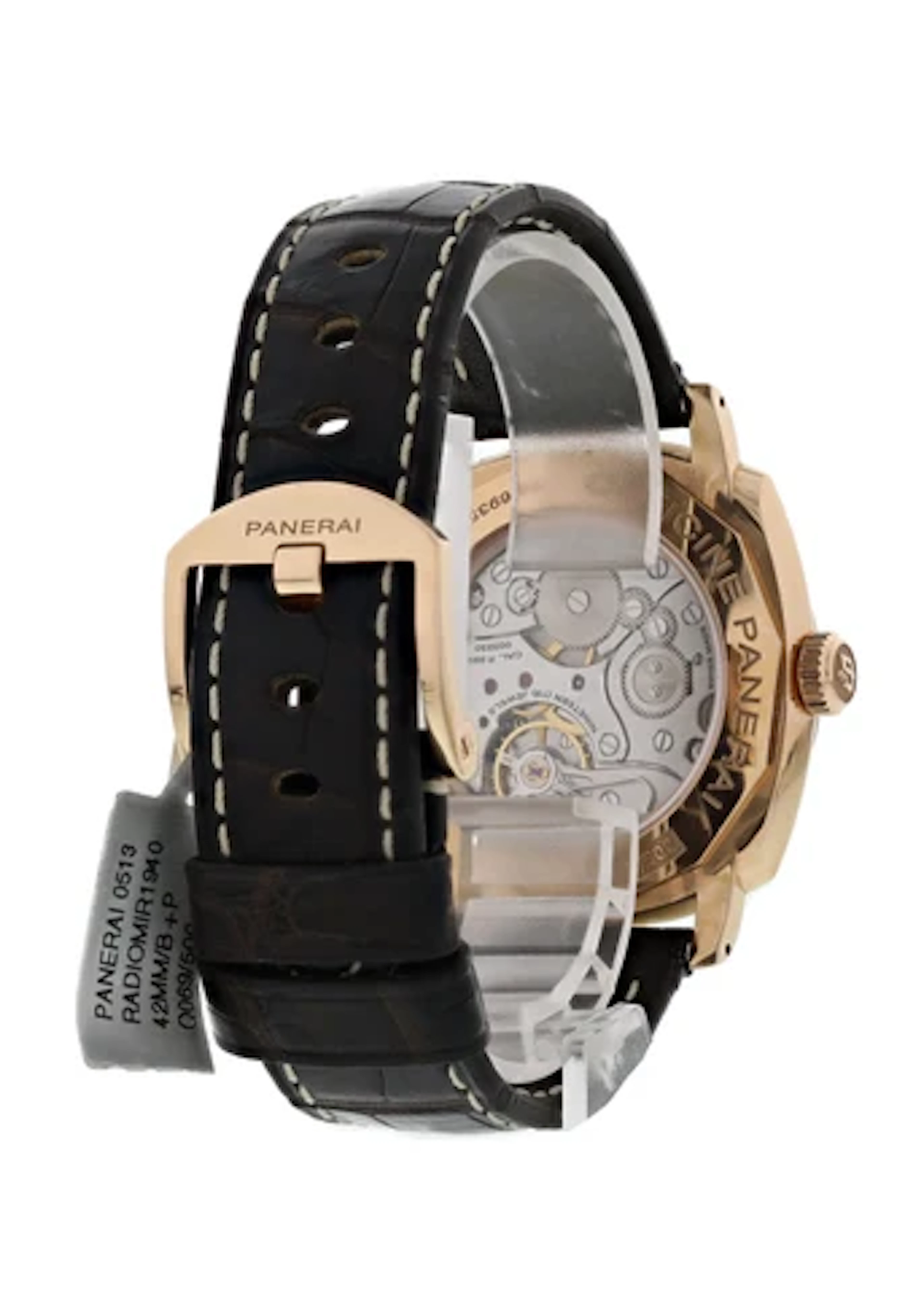 Panerai Radiomir 1940 PAM513 18K Rose Gold Mens Watch Box & Papers