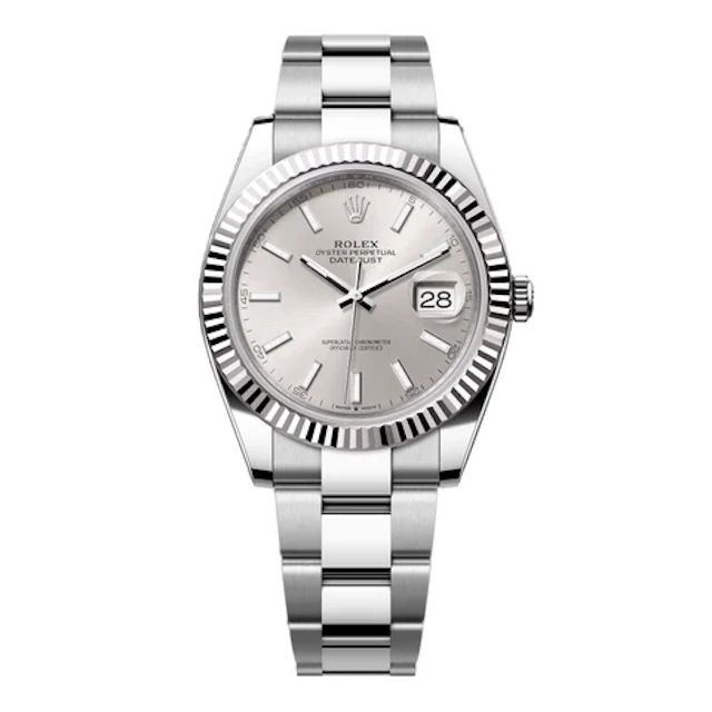 Rolex Datejust 41 126334 Silver Dial Steel Mens Watch Box Papers