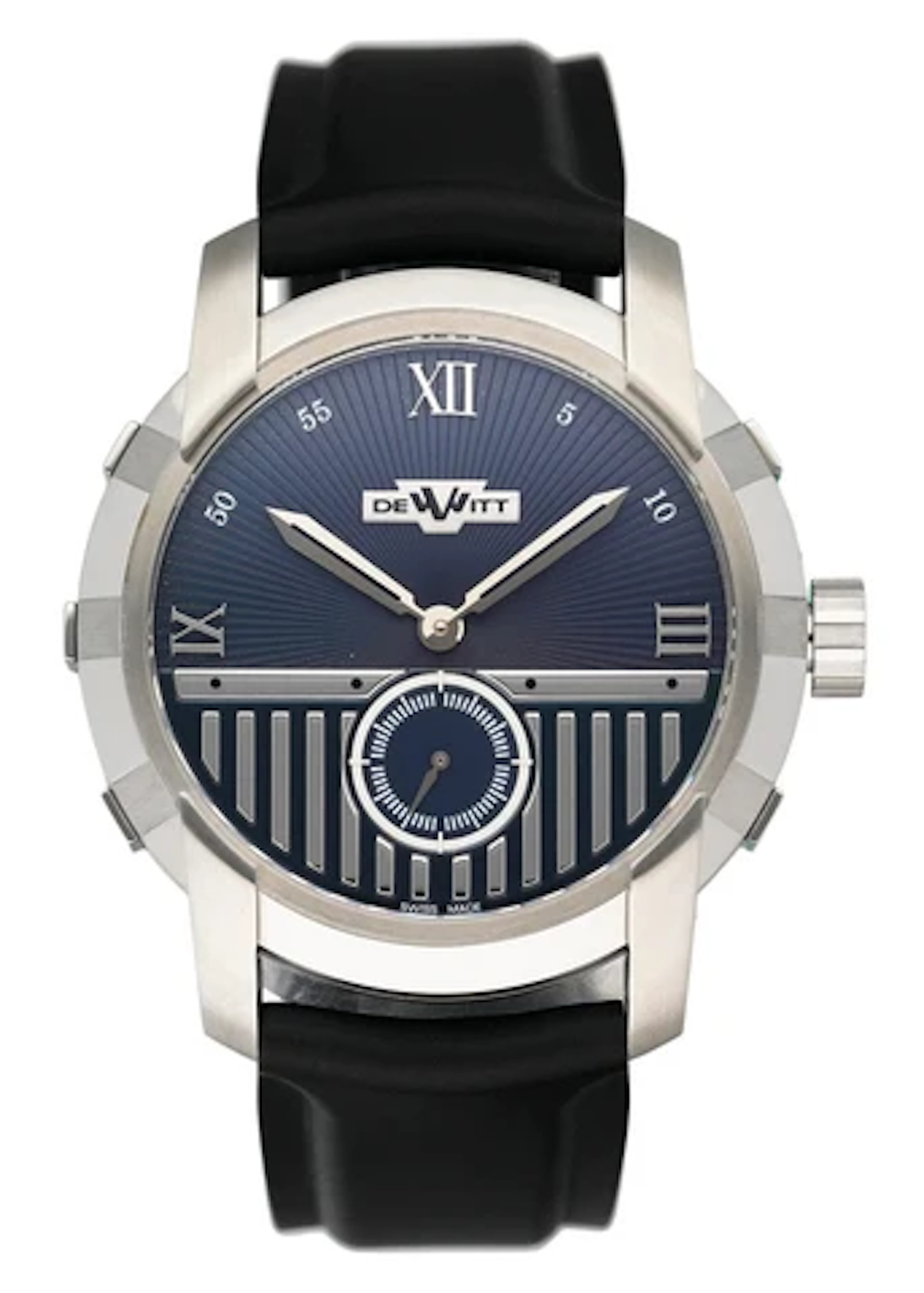 Dewitt Academia FTV.PTS Blue Dial Mens Watch Box Papers