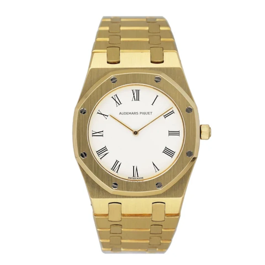 Audemars Piguet Royal Oak 56303BA White Dial 18K Yellow Gold Watch