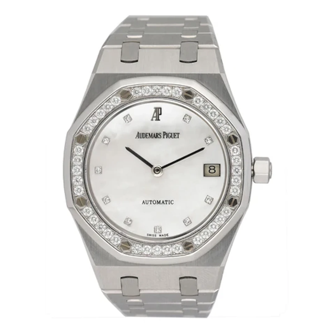 Audemars Piguet Royal Oak 14813BC Diamond MOP 18K White Gold Mens