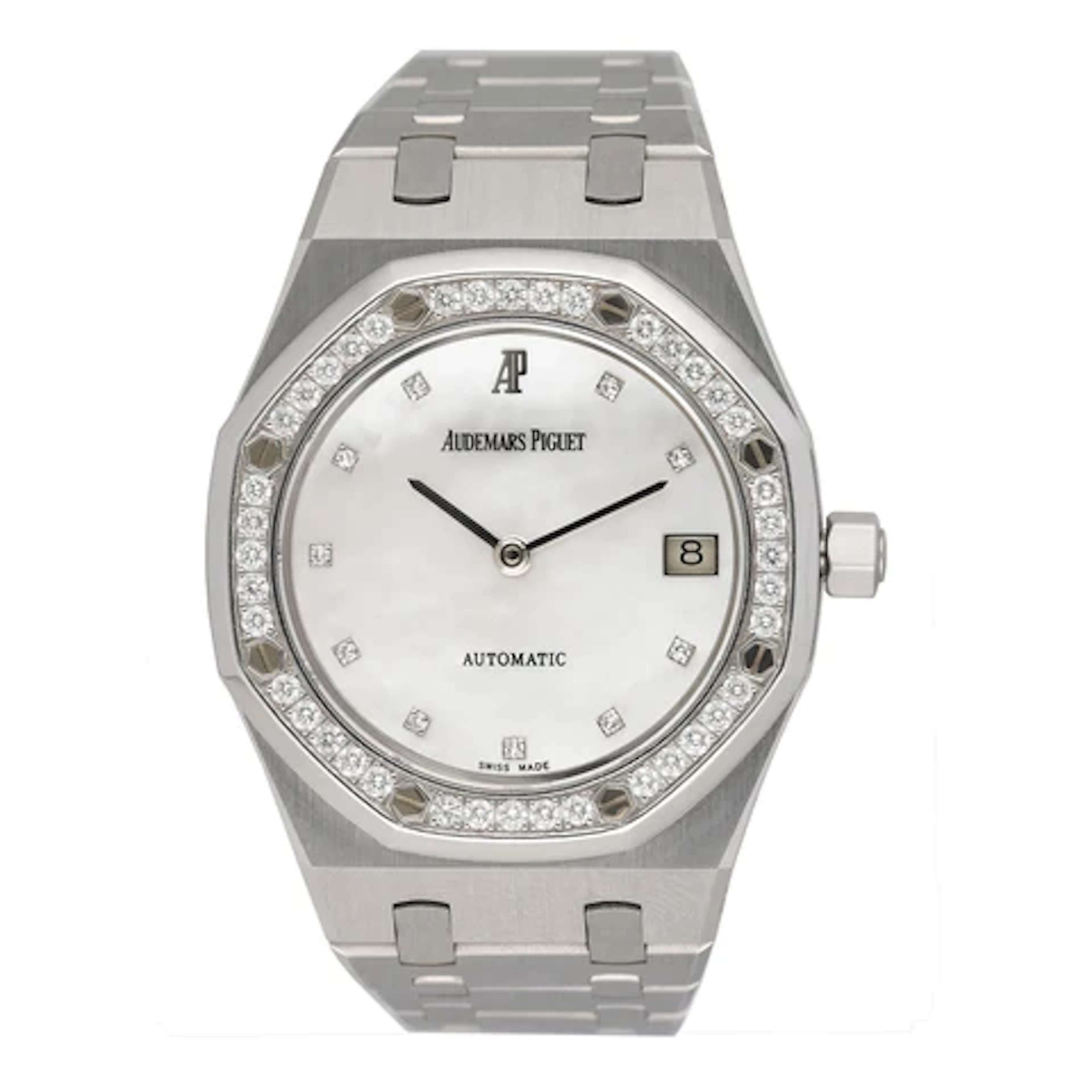 Audemars Piguet Royal Oak 14813BC Diamond MOP 18K White Gold Mens