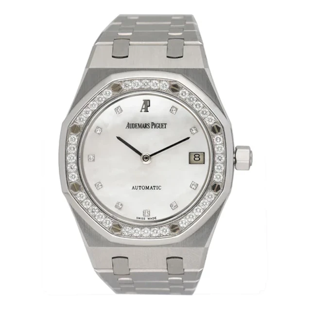 Audemars Piguet Royal Oak 14813BC Diamond MOP 18K White Gold Mens