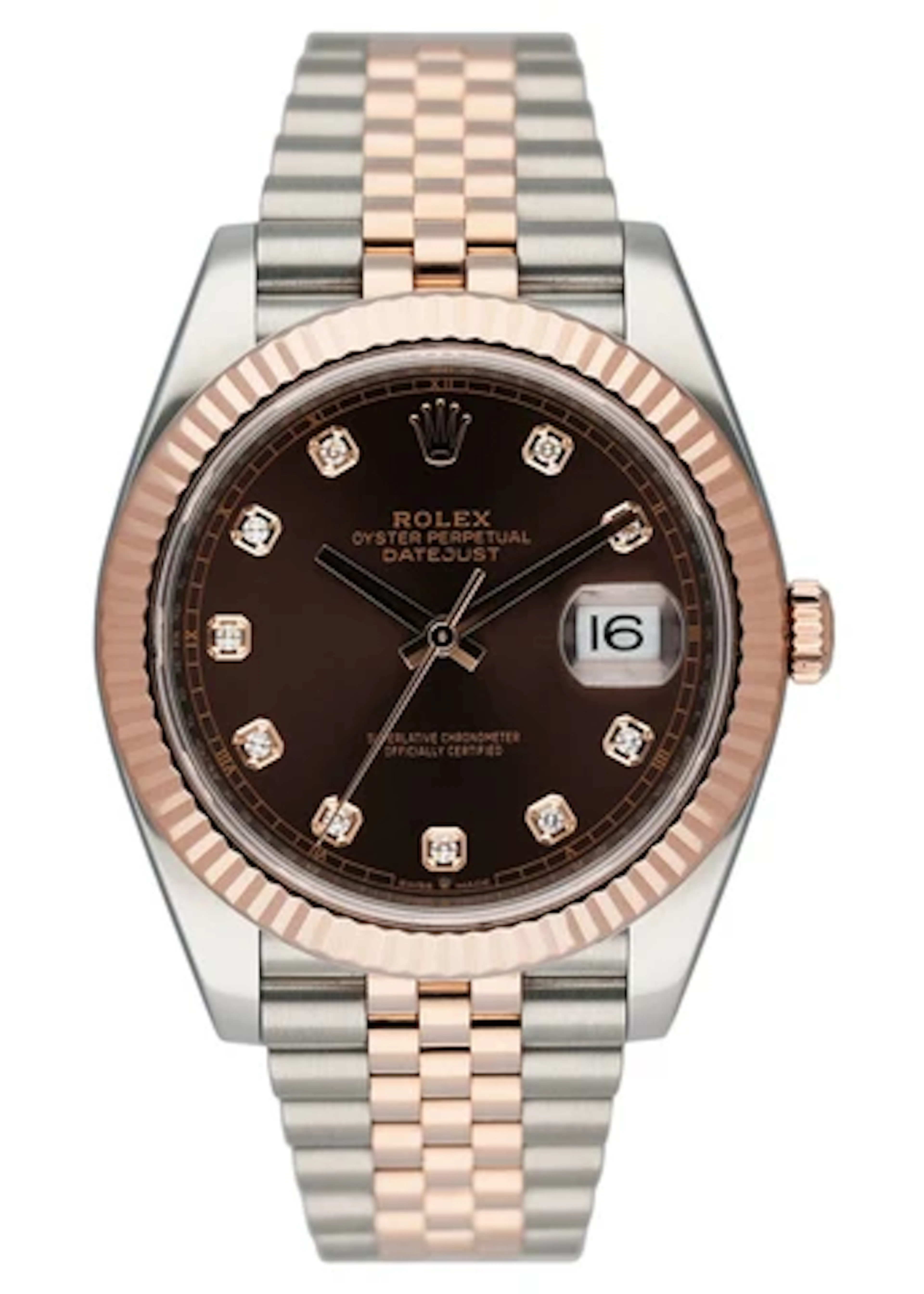 Rolex Datejust 41 126331 Chocolate Diamond Dial Mens Watch Box Papers