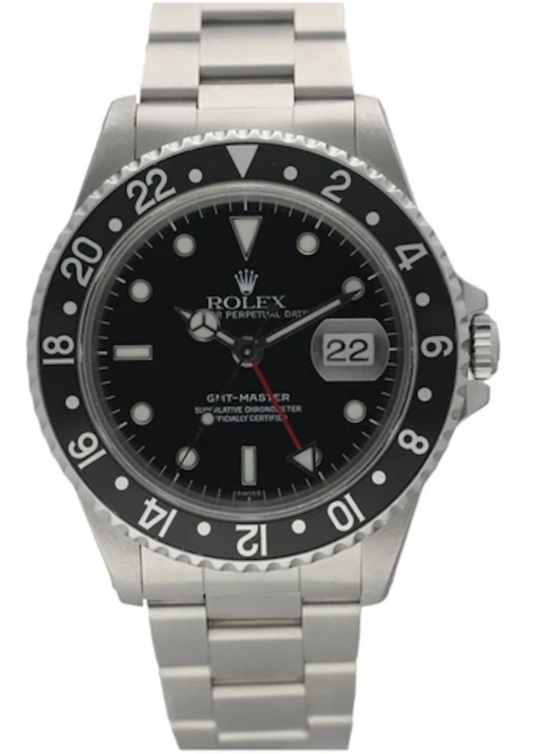 Rolex GMT Master 16700 'Swiss' Dial Men's Watch Box & papers