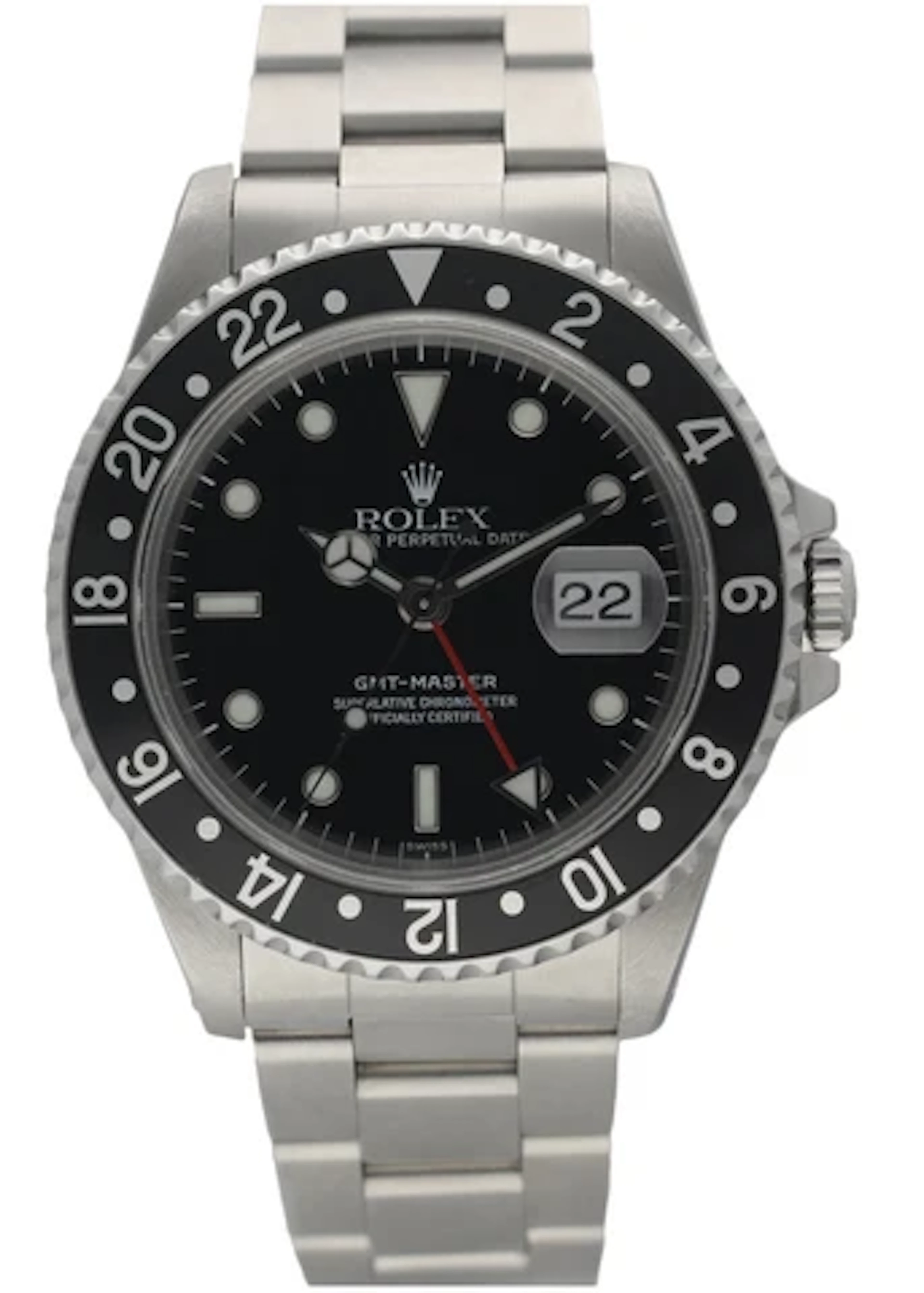 Rolex GMT Master 16700 'Swiss' Dial Men's Watch Box & papers