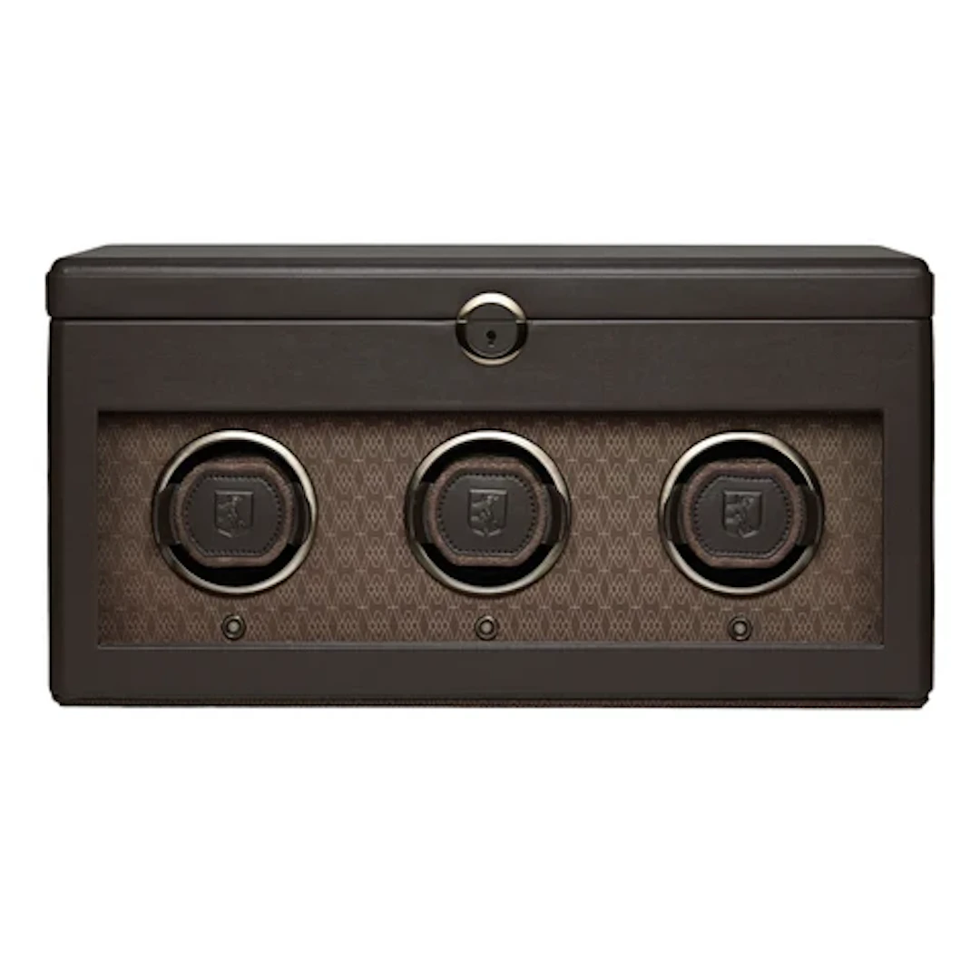 Earth Triple Watch Winder - Coffee