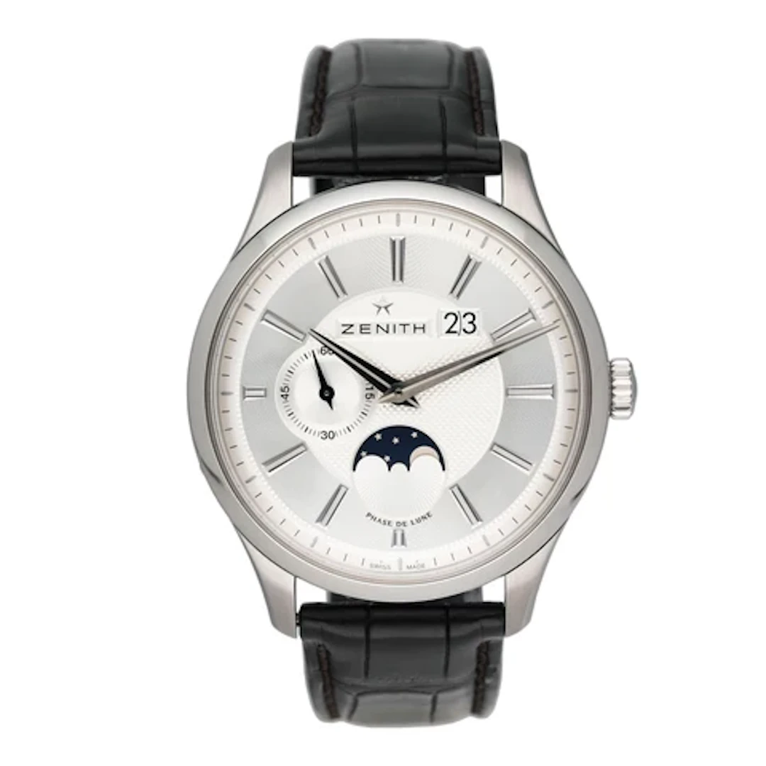 Zenith Captain Moonphase 03.2140.691/02.C498 Mens Watch Box Papers