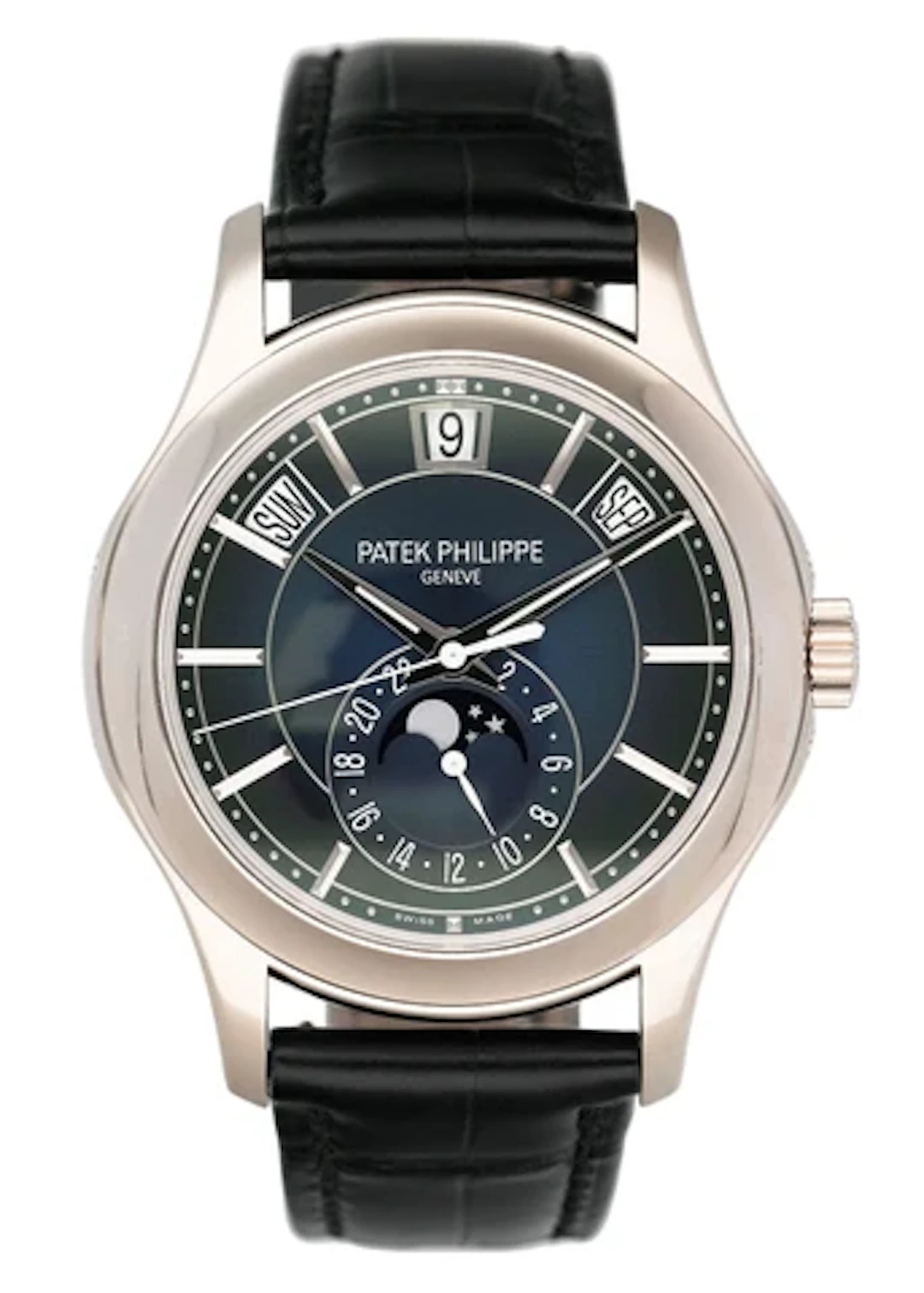 Patek Philippe Complications Annual Calendar 5205G Blue Dial Mens