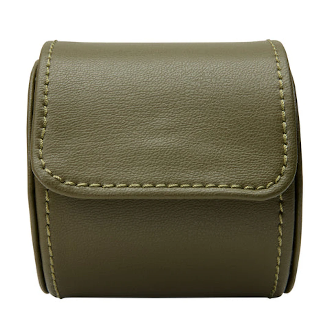 Earth Single Watch Roll - Olive