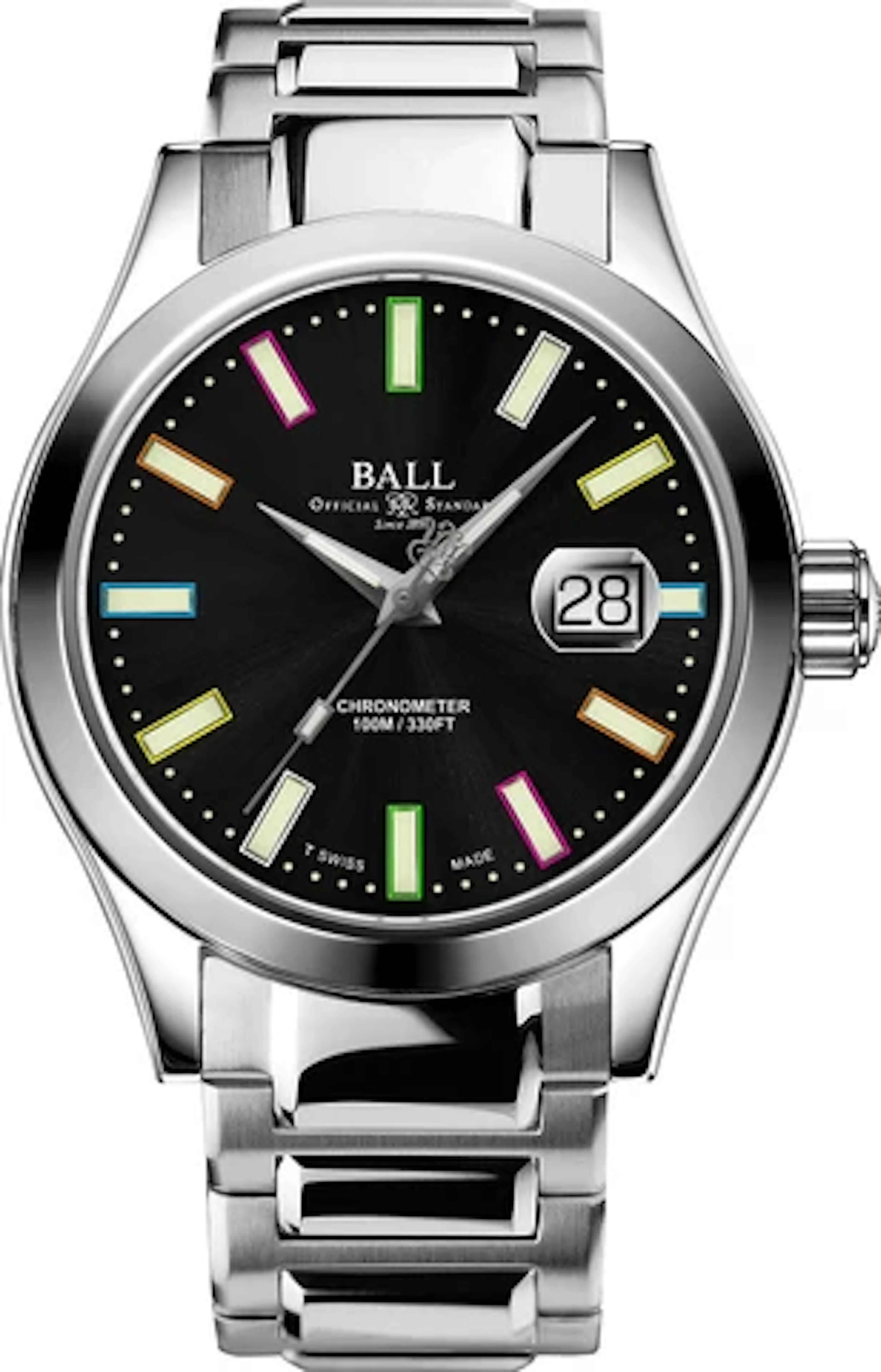 BALL Marvelight Chronometer Caring Edition 43mm Mens Watch Box Papers