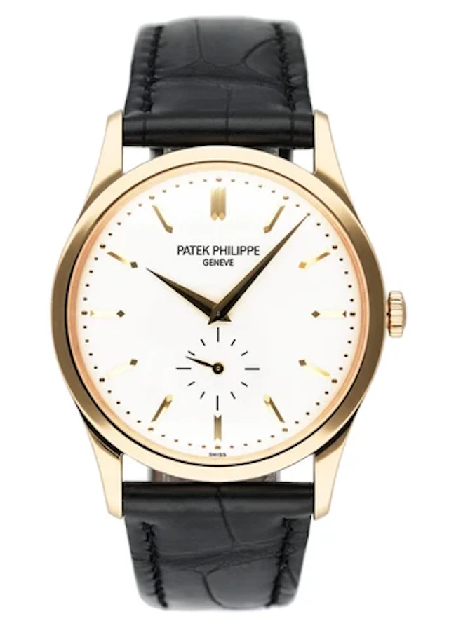 Patek Philippe Calatrava 5196J Yellow Gold Mens Watch Box Papers