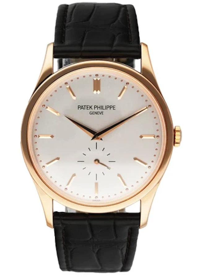 Patek Philippe Calatrava 5196R 18K Rose Gold Men's Watch Box & Papers