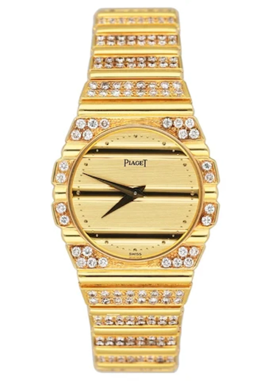 Piaget Polo 761 C701 Diamond 18K Yellow Gold Ladies Watch