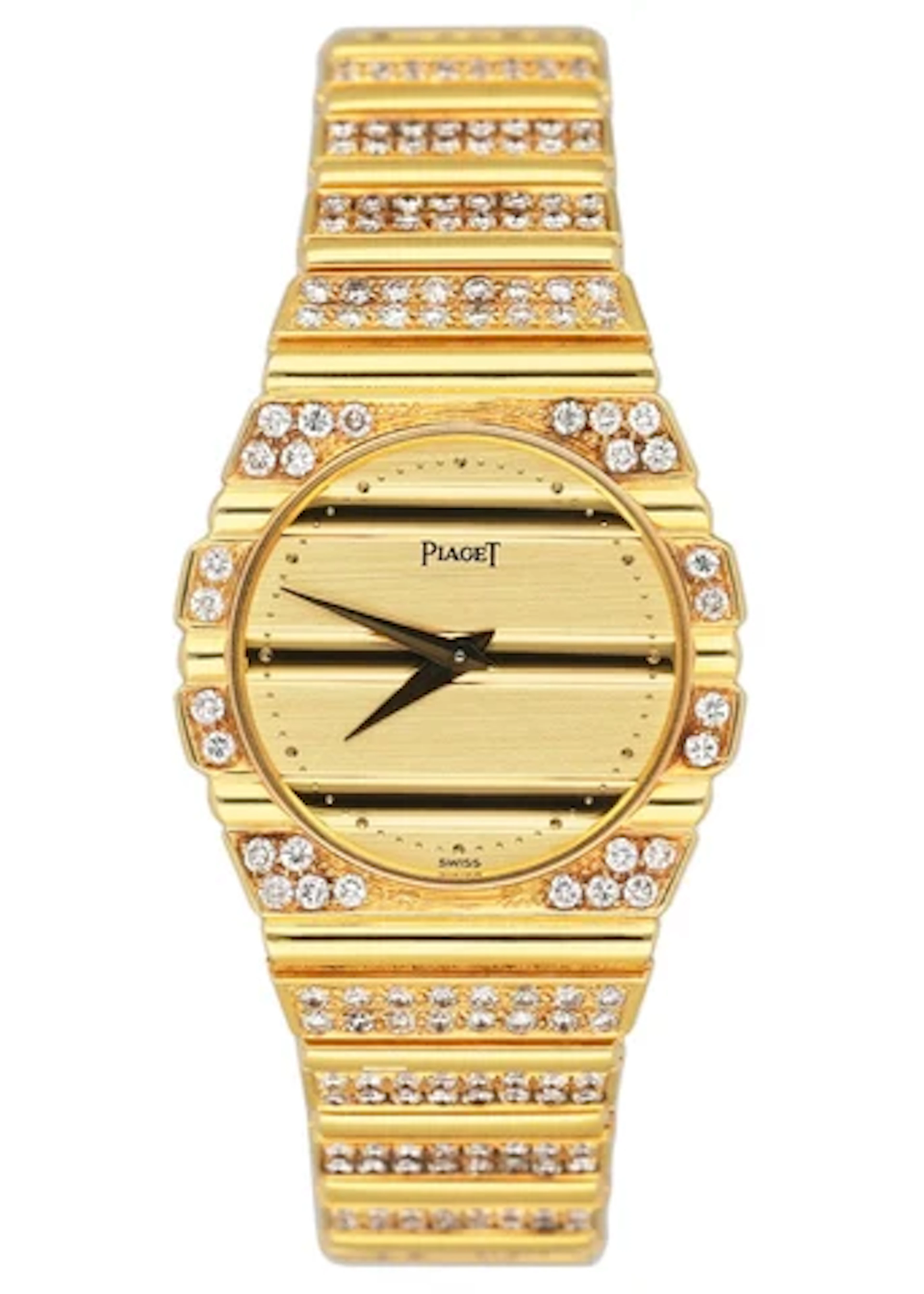 Piaget Polo 761 C701 Diamond 18K Yellow Gold Ladies Watch