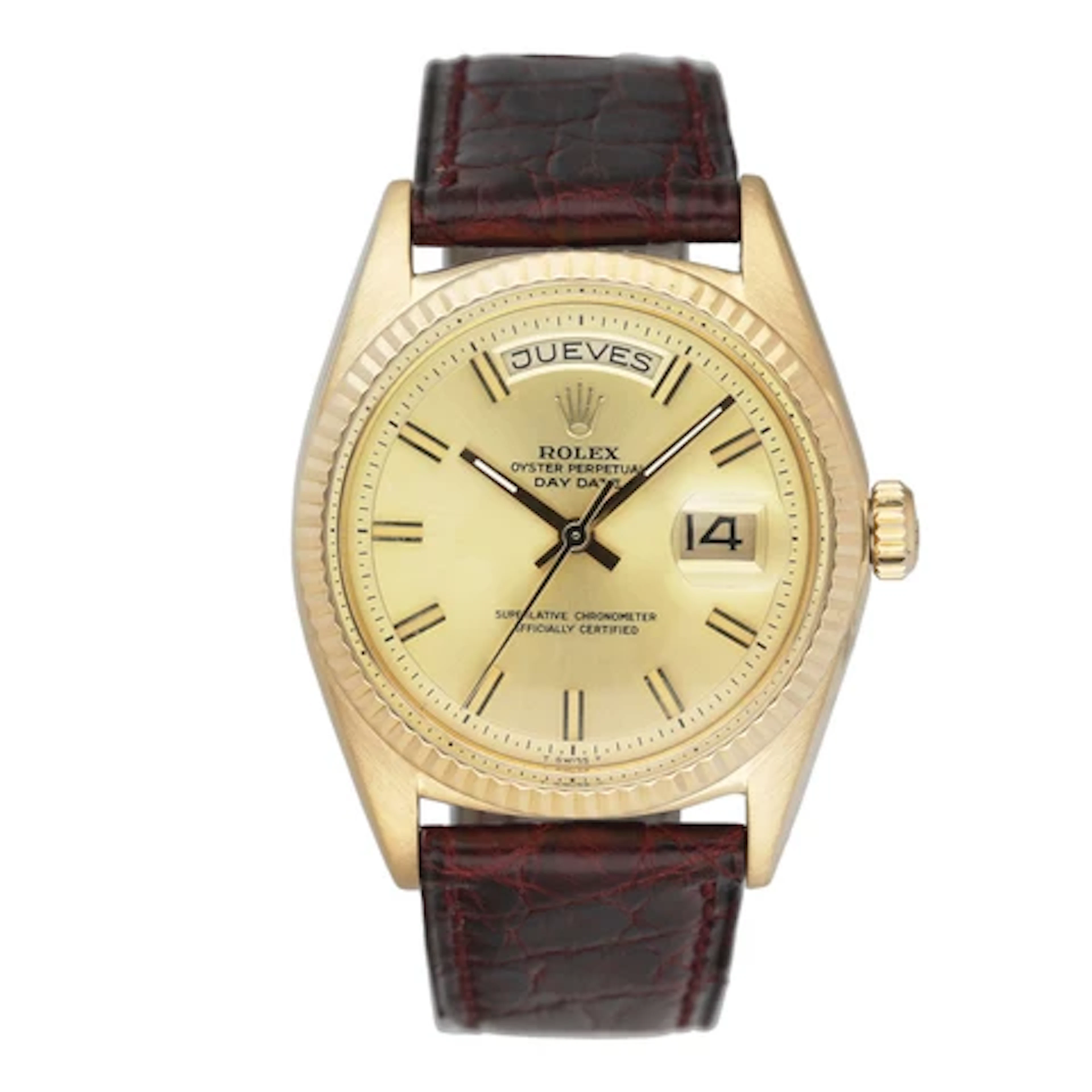 Rolex Day Date 1803 Champagne Dial Mens Watch
